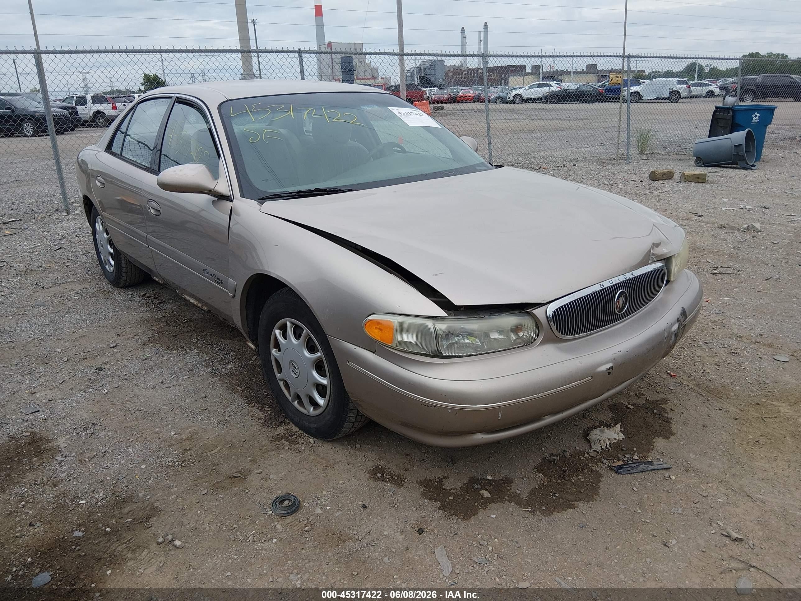 2000 Buick Century Custom, VIN 2G4WS52J4Y1306010 — Перед