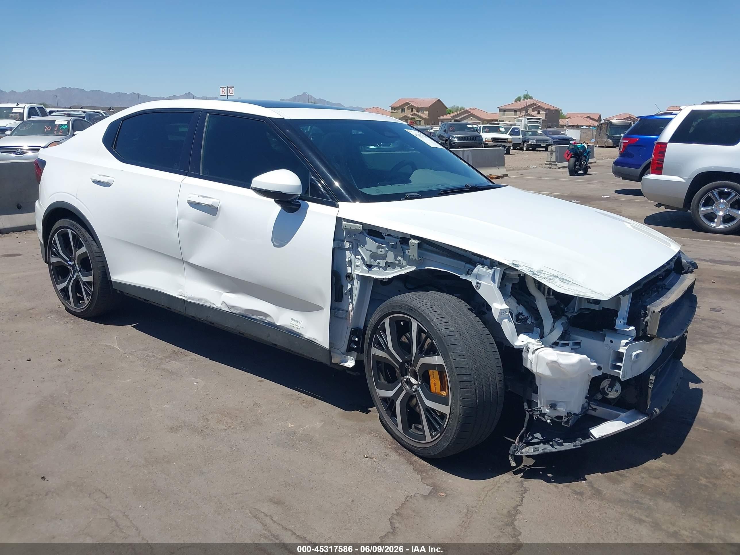 2021 Polestar 2 Launch Edition, VIN LPSED3KA5ML015463 — Front end