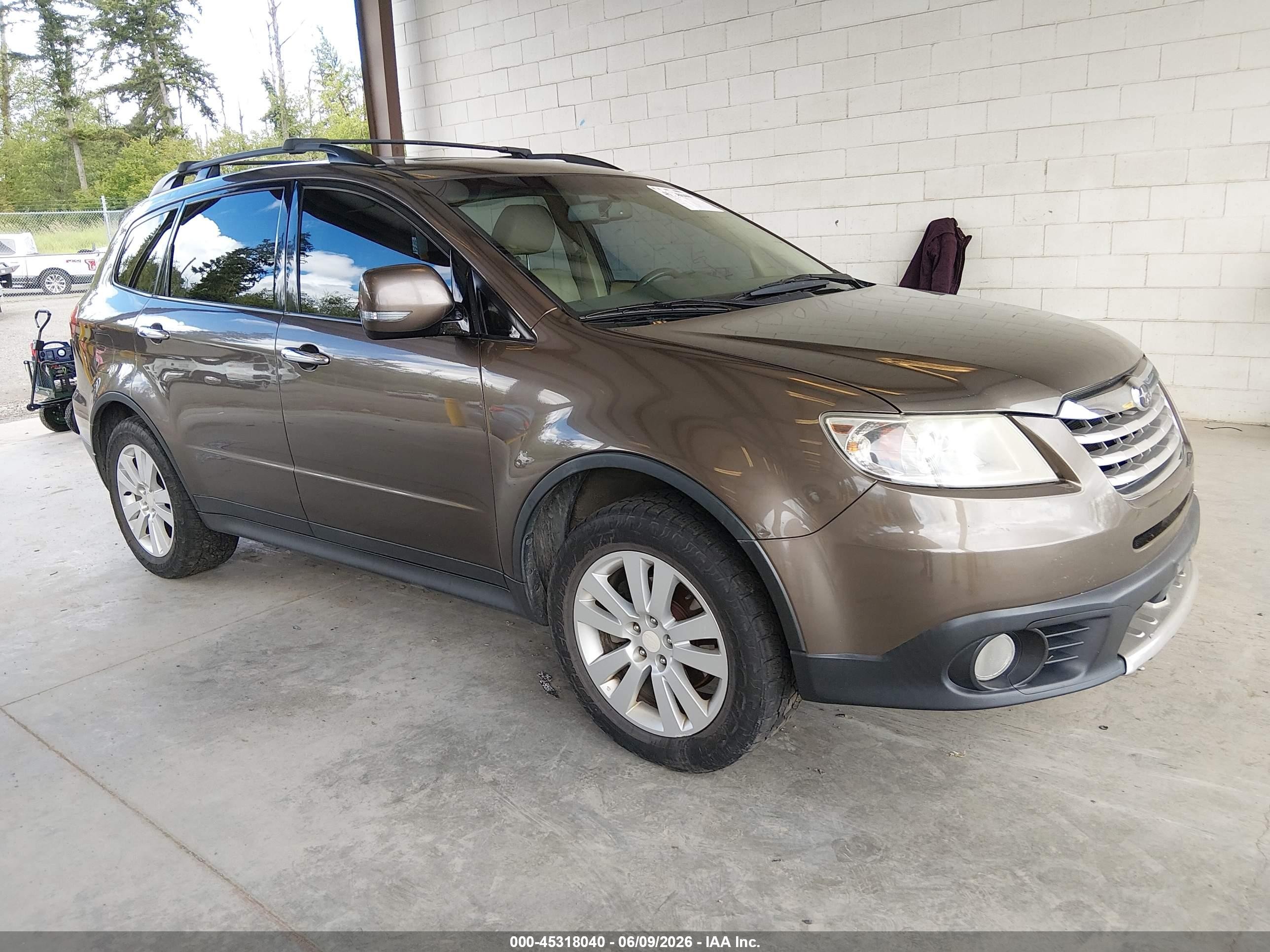 2009 Subaru Tribeca Limited, VIN 4S4WX90DX94402364 — Rear end