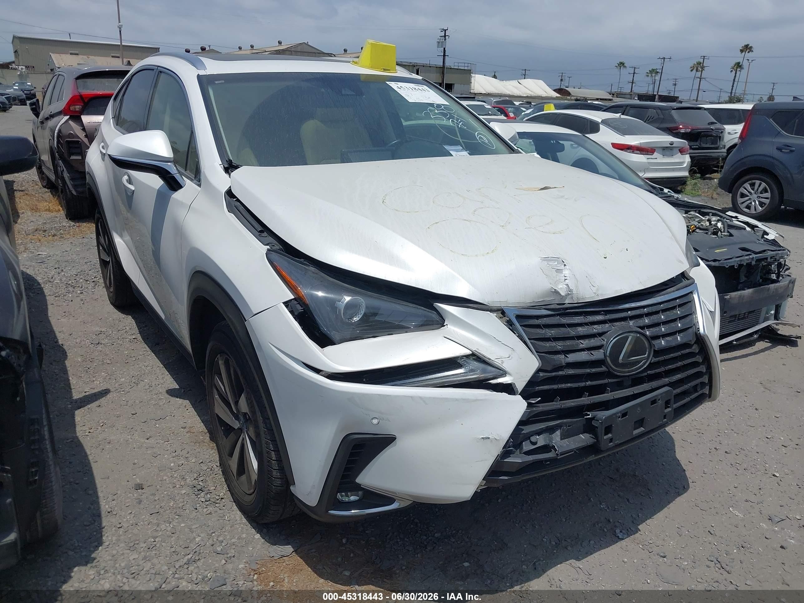 2018 Lexus NX 300 F Sport, VIN JTJYARBZ7J2094199 — Front end