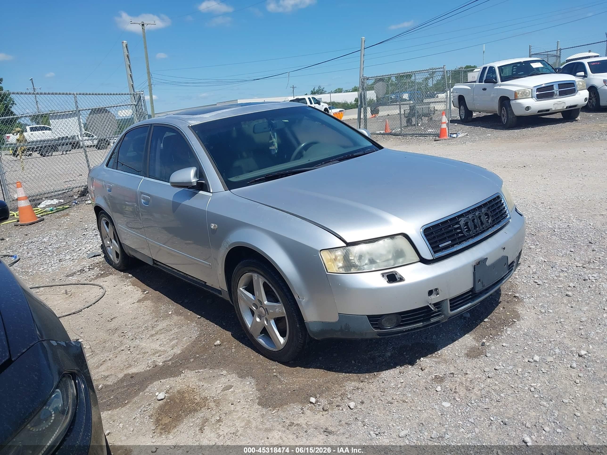 2003 Audi A4 3.0L, VIN WAULT68E43A372167 — Обычный износ