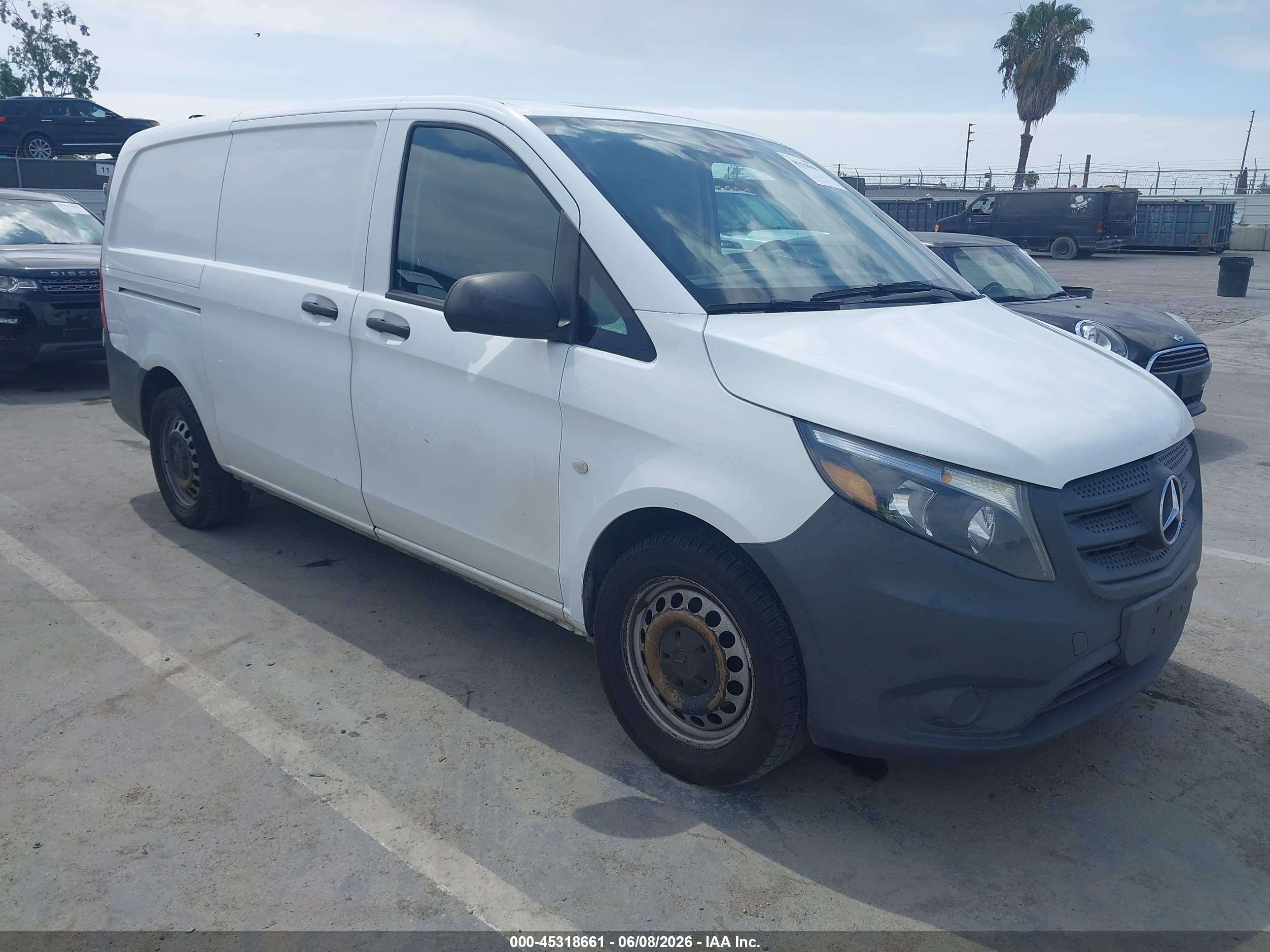 2016 Mercedes-Benz Metris Cargo, VIN WD3PG2EA6G3171605 — Rear end