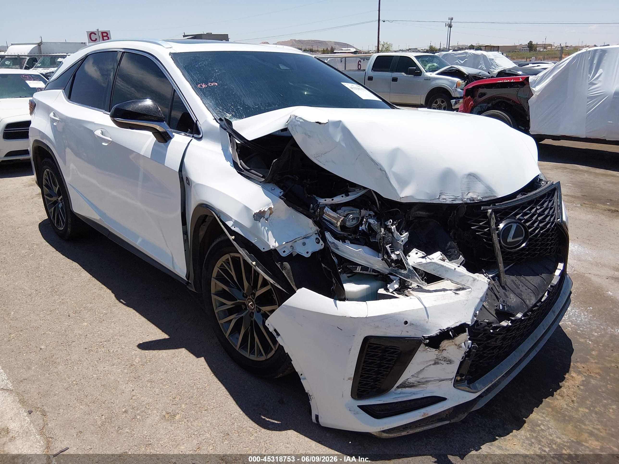 2020 Lexus RX 350 F Sport Performance, VIN 2T2YZMDA4LC252441 — Перед