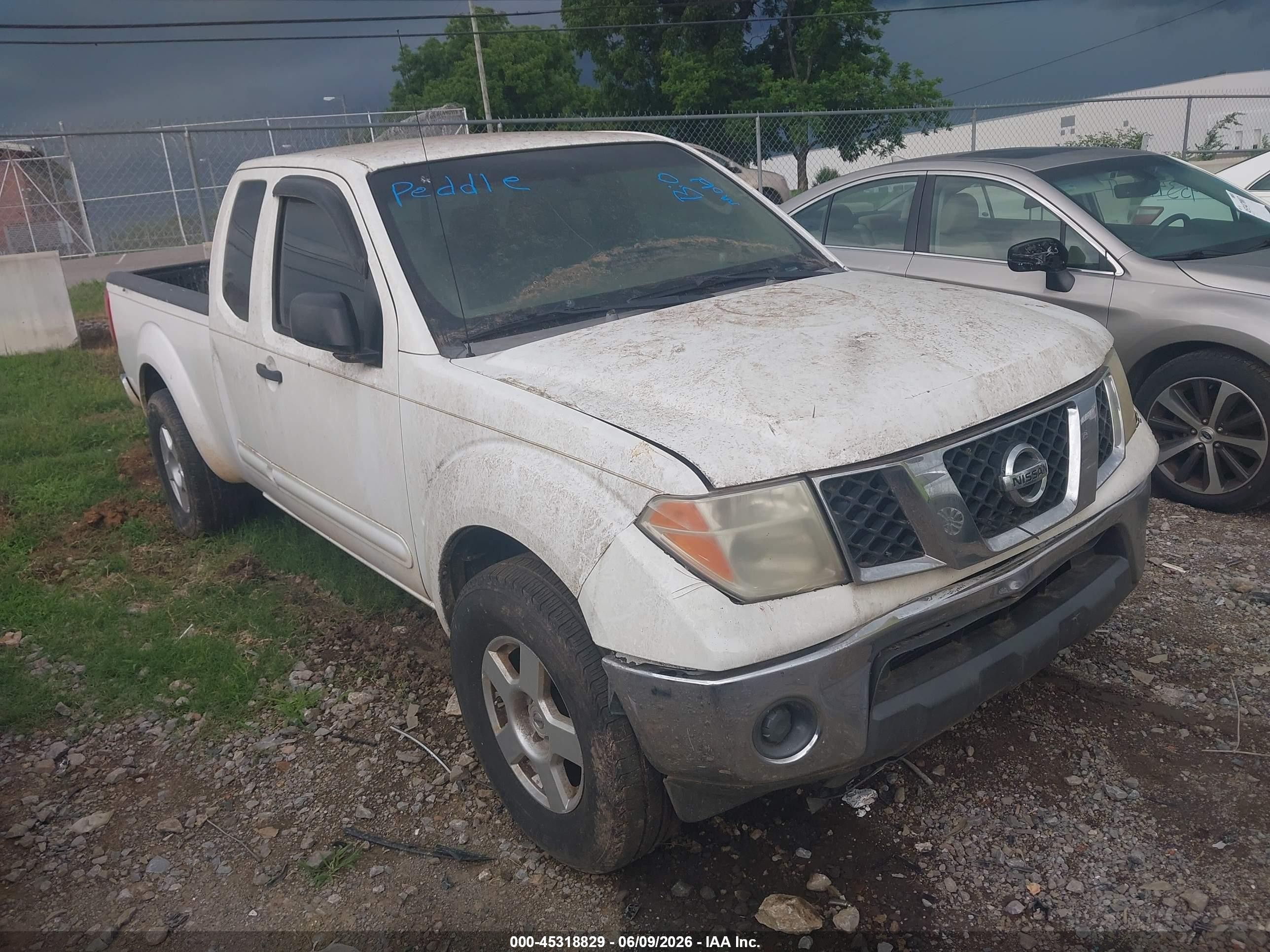 2008 Nissan Frontier SE, VIN 1N6AD06WX8C441839 — Обычный износ