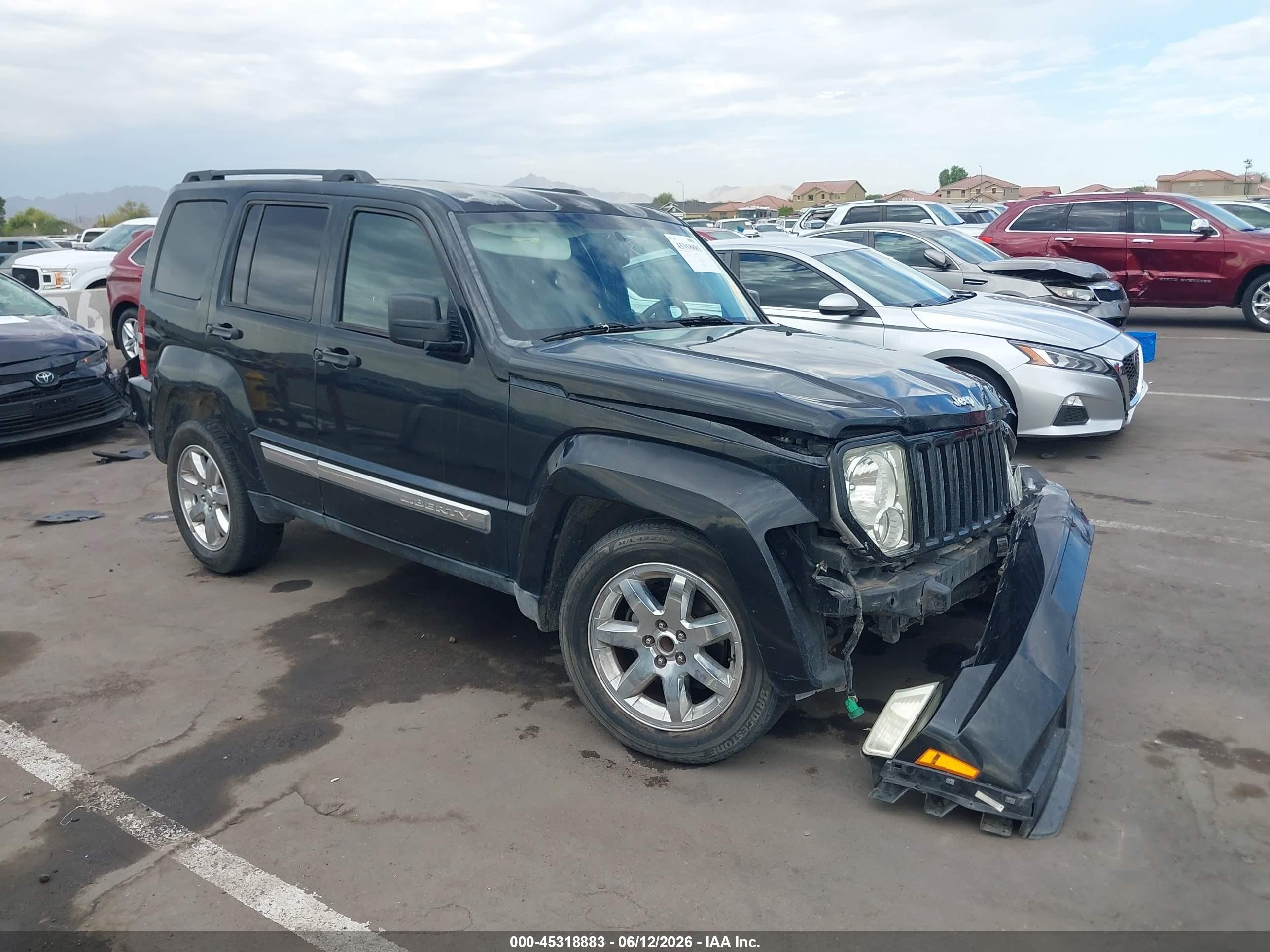 2012 Jeep Liberty Sport Latitude, VIN 1C4PJLAK0CW168977 — Перед