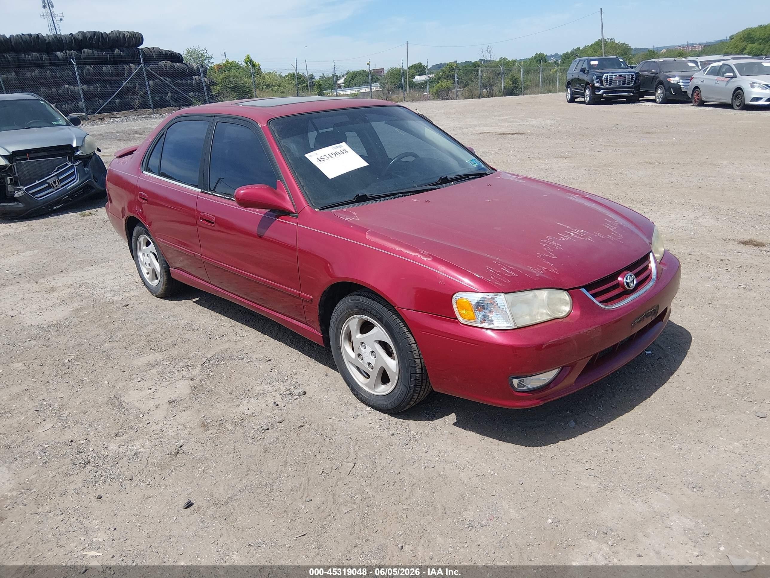 2001 Toyota Corolla LE, VIN 2T1BR12E11C460059 — Normal wear