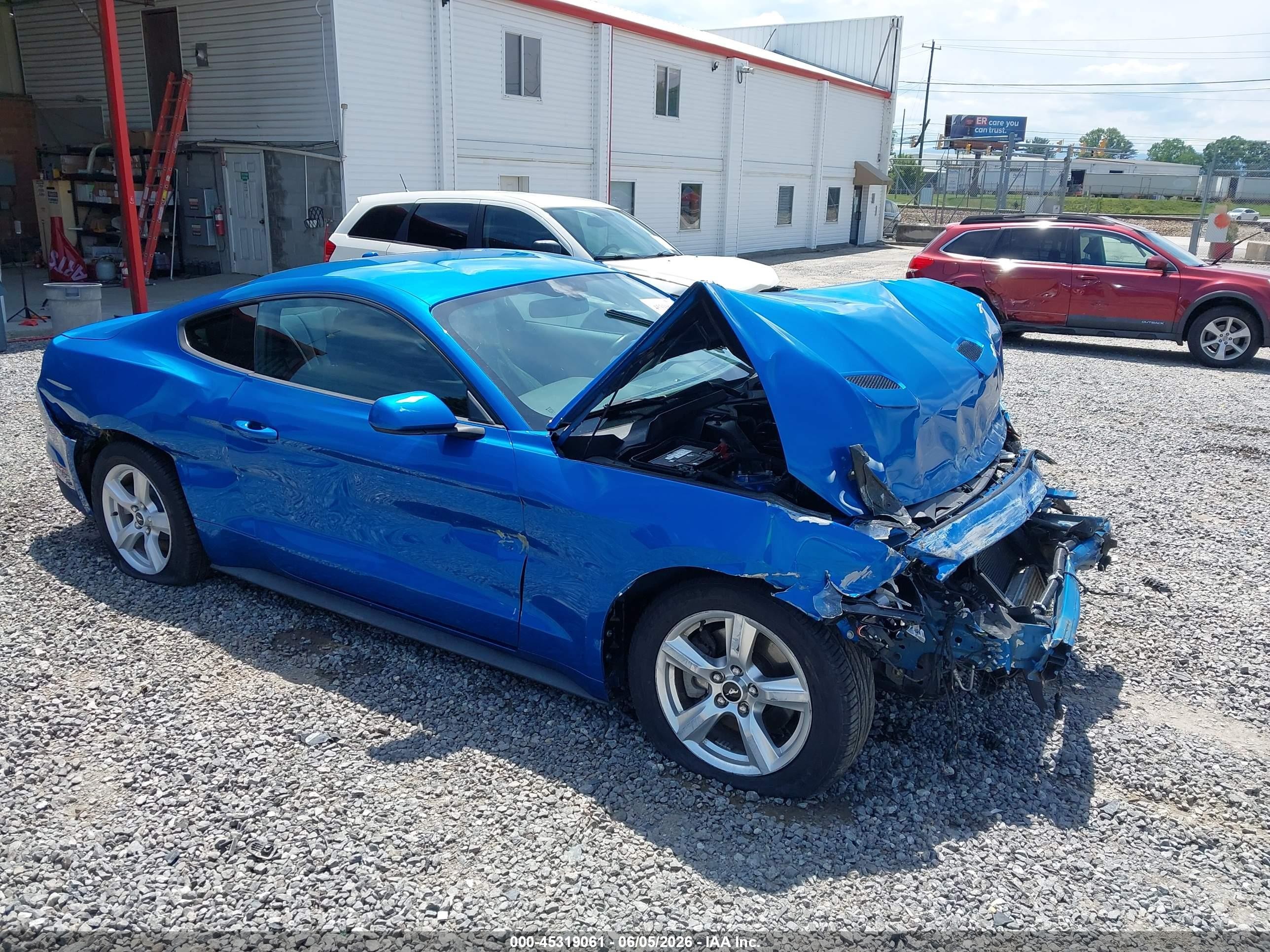 2019 Ford Mustang EcoBoost, VIN 1FA6P8TH8K5204157 — Front end