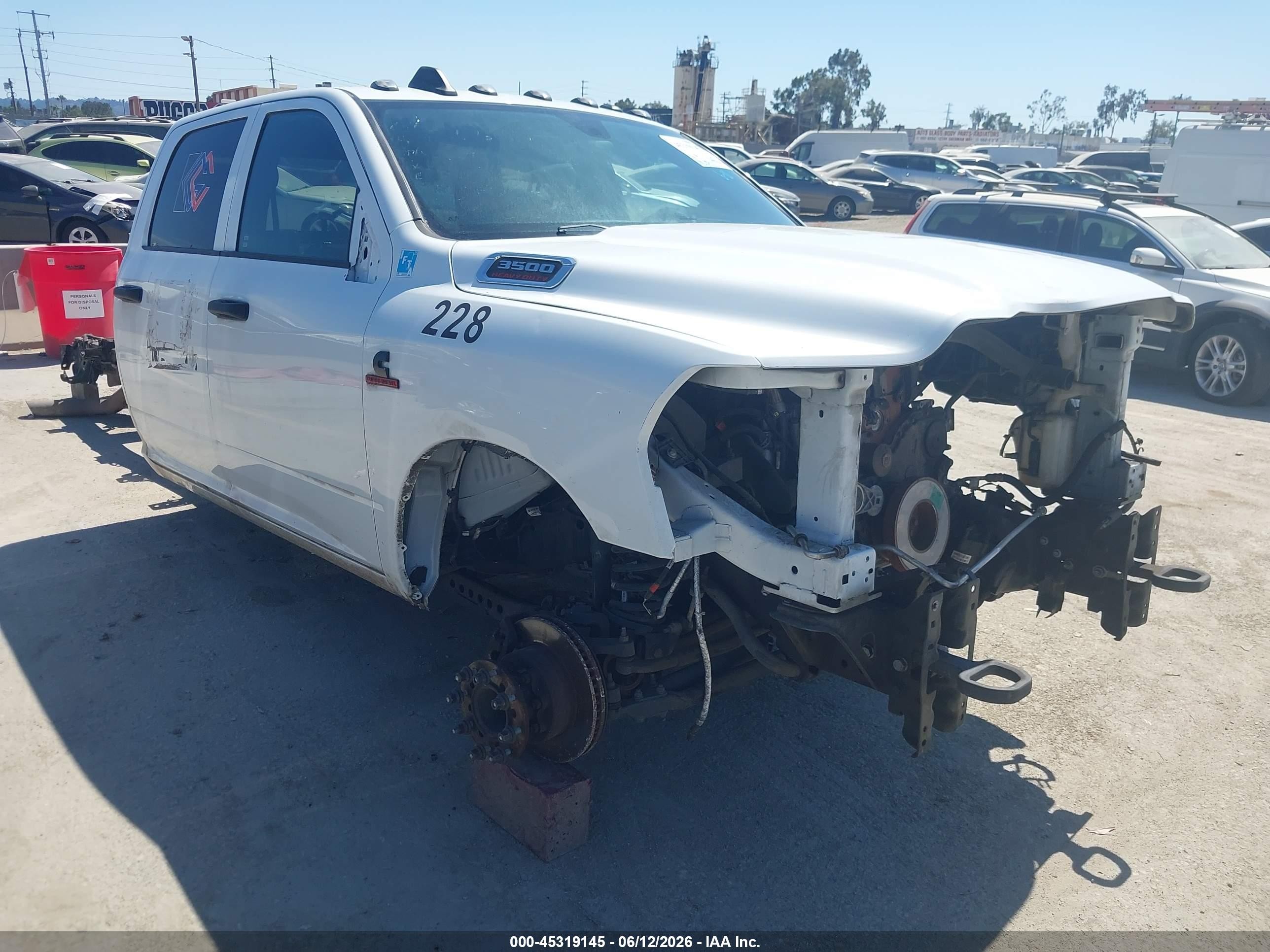 2024 Ram 3500 Tradesman, VIN 3C63RRGL2RG393572 — Theft recovery