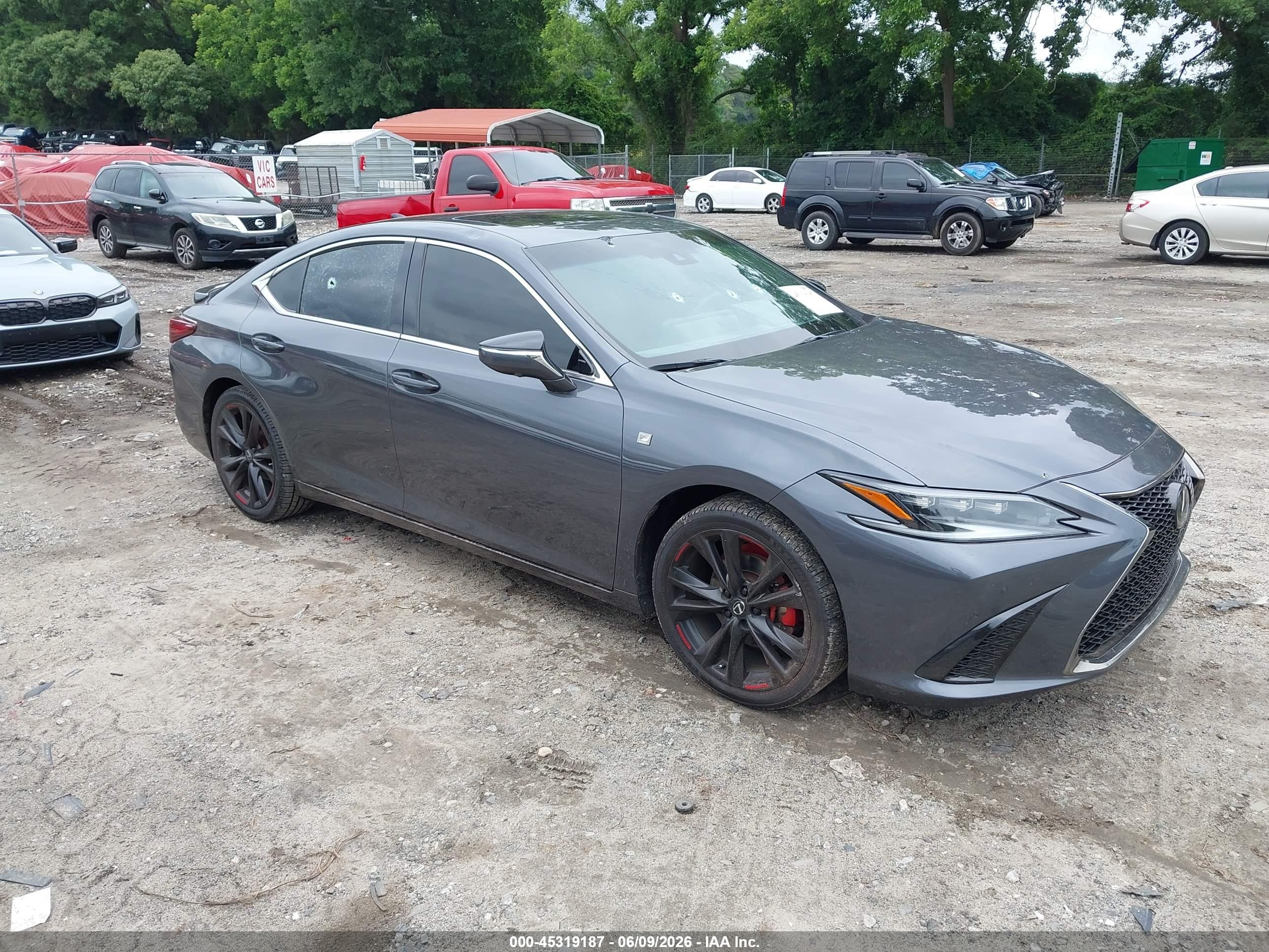 2024 Lexus ES 350 F Sport, VIN 58AJZ1B12RU181652 — Vandalism