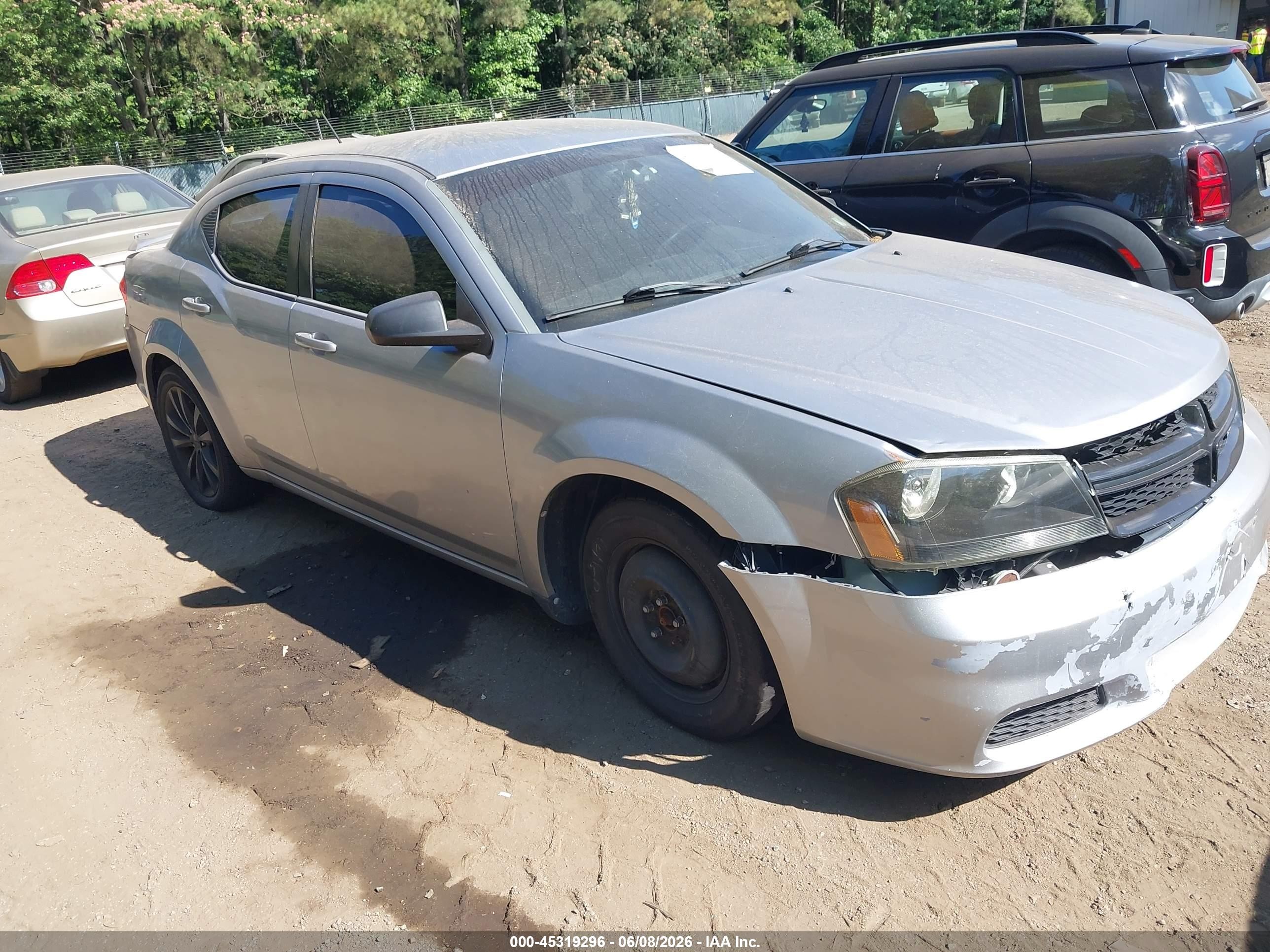 2013 Dodge Avenger SE V6, VIN 1C3CDZAG9DN750043 — Engine fire