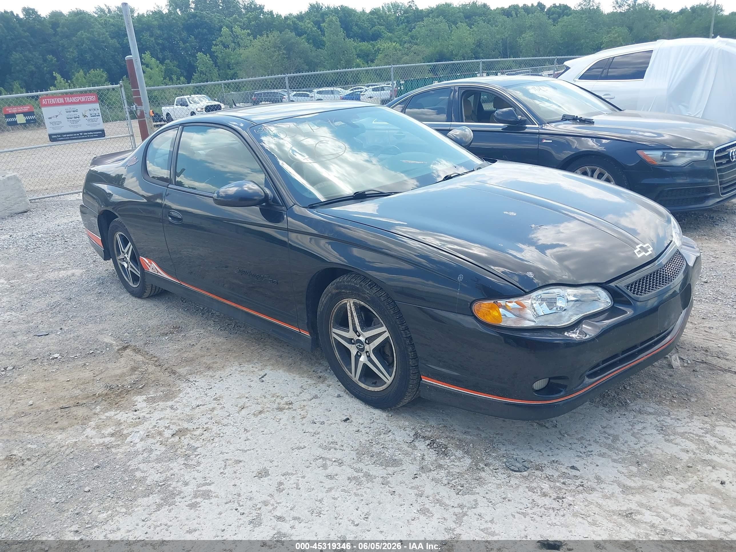 2005 Chevrolet Monte Carlo Supercharged SS, VIN 2G1WZ121759319705 — Side
