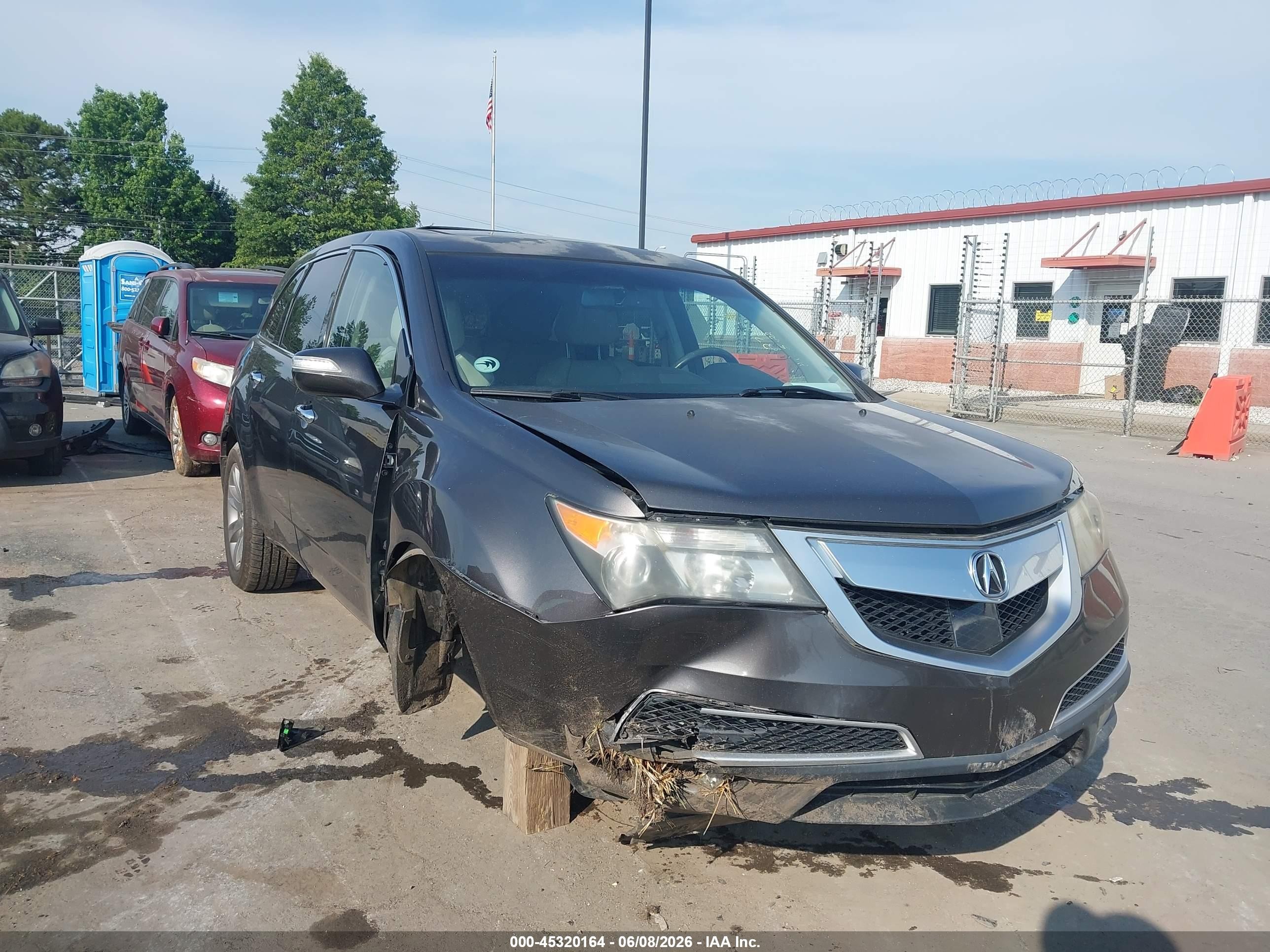 2011 Acura MDX Advance, VIN 2HNYD2H55BH501798 — Theft recovery