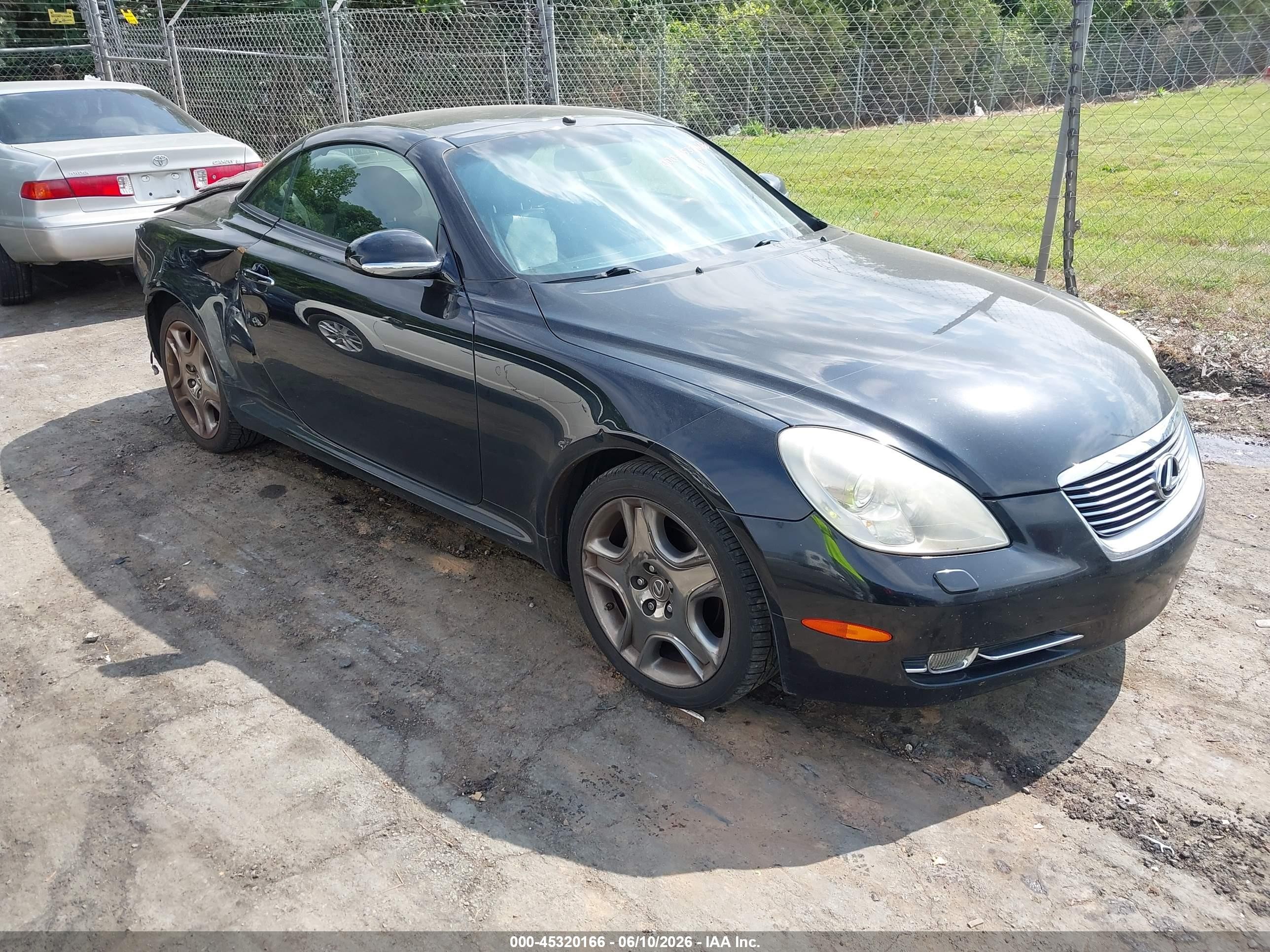 2008 Lexus SC 430, VIN JTHFN45Y089020269 — Rear end