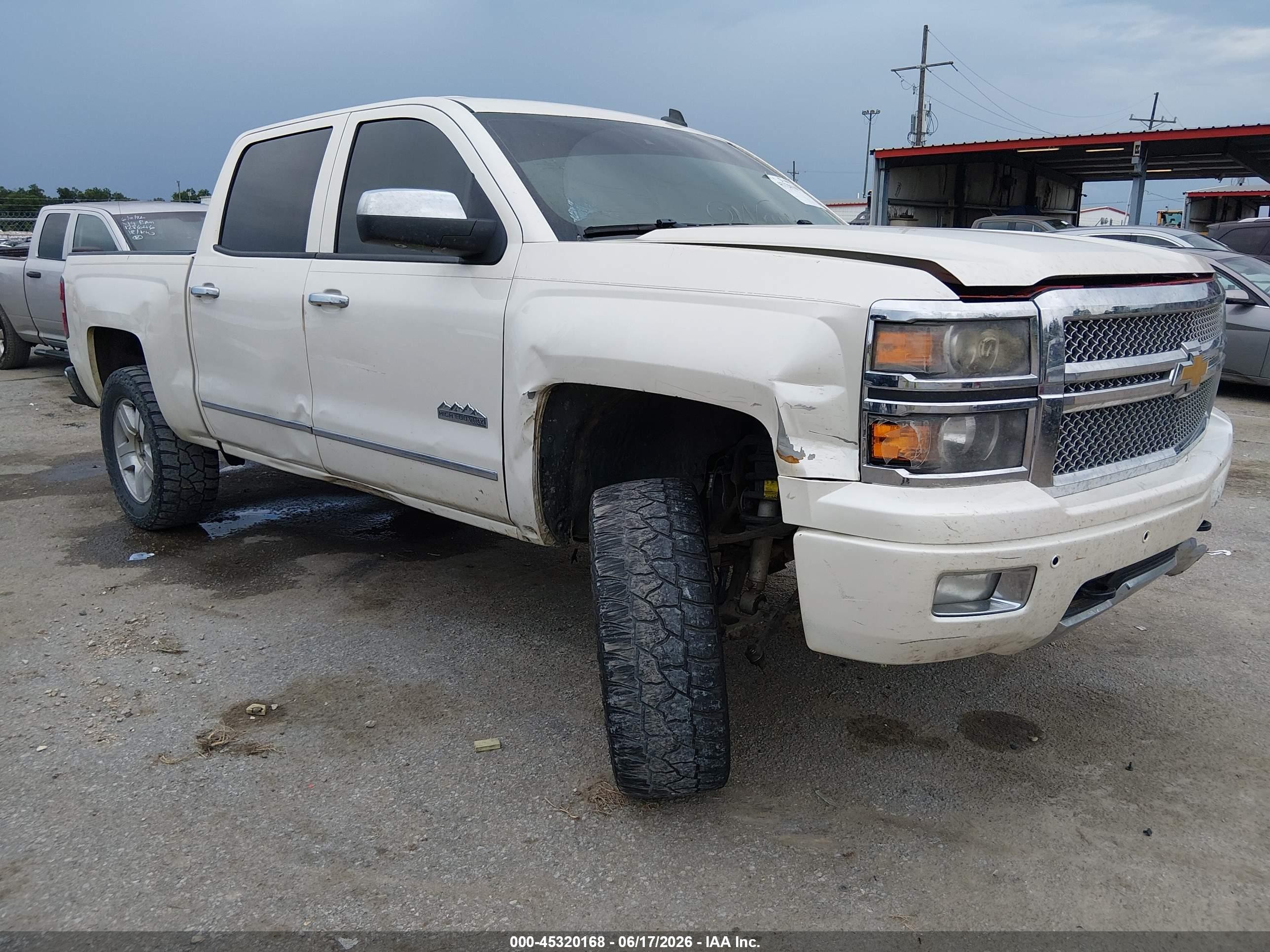 2014 Chevrolet Silverado 1500 High Country, VIN 3GCPCTEC8EG464649 — Fresh water flood