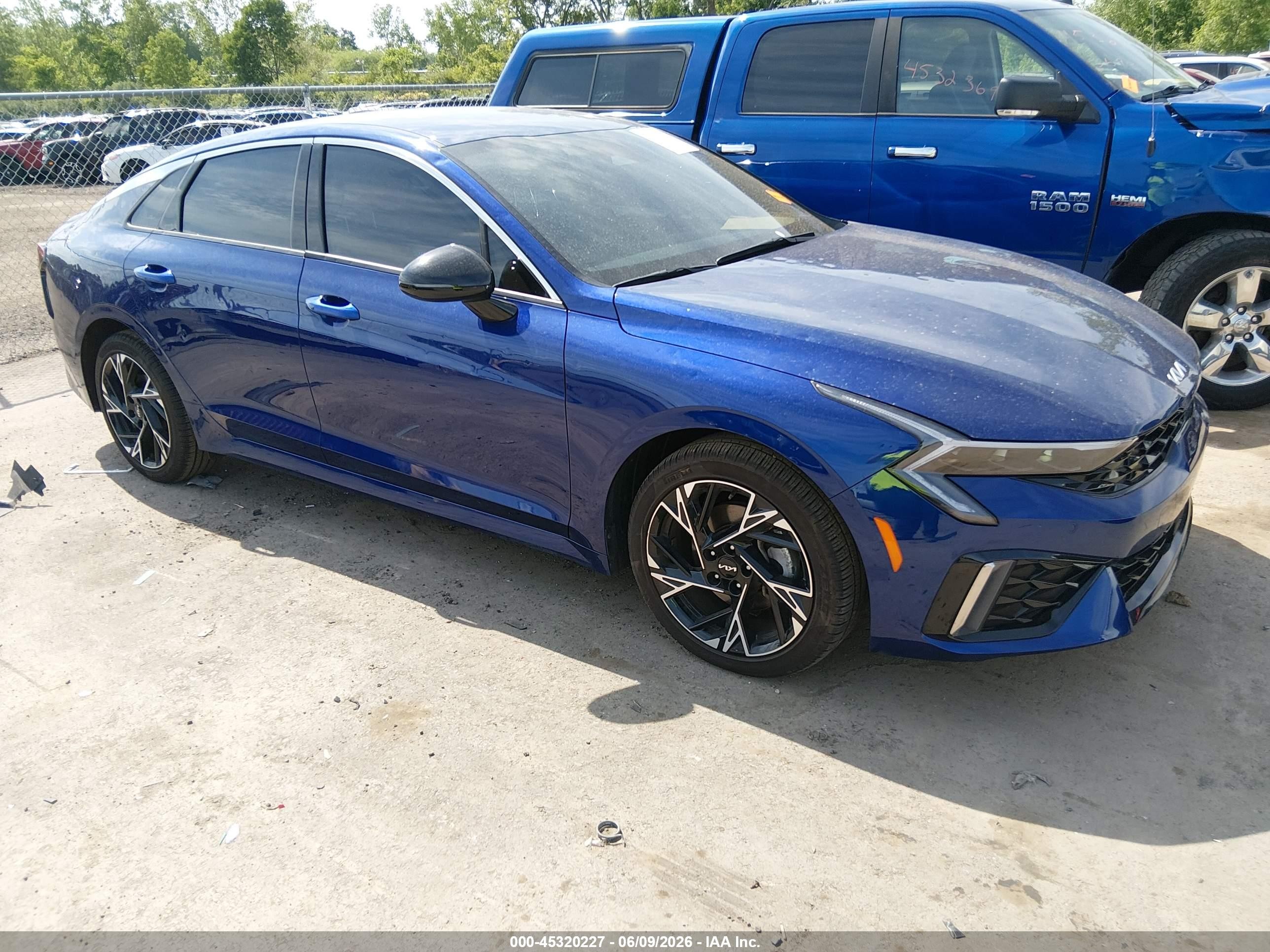 2025 Kia K5 GT-Line, VIN KNAG64J79S5301031 — Hail