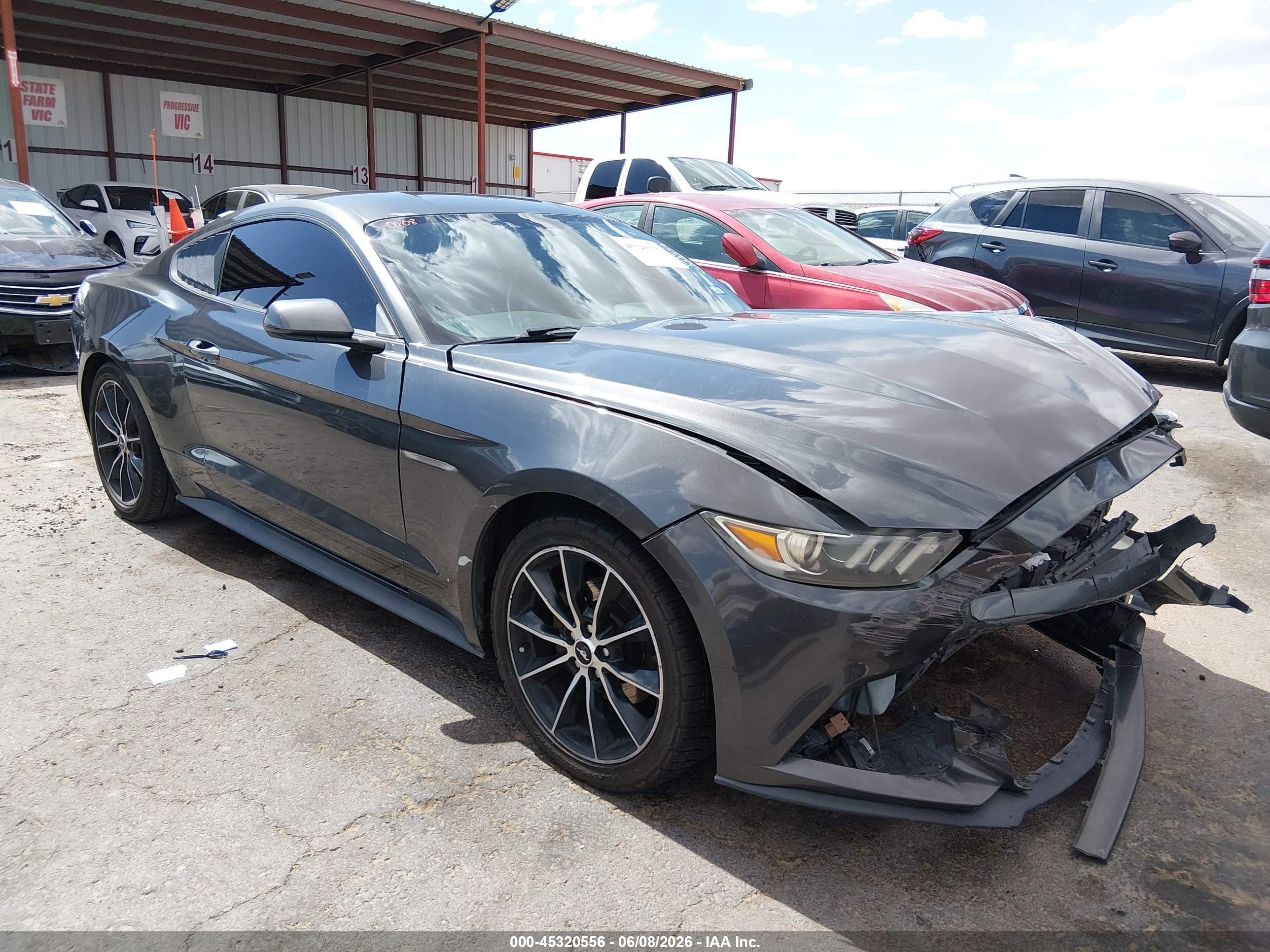 2016 Ford Mustang EcoBoost Premium, VIN 1FA6P8TH1G5206176 — Front end
