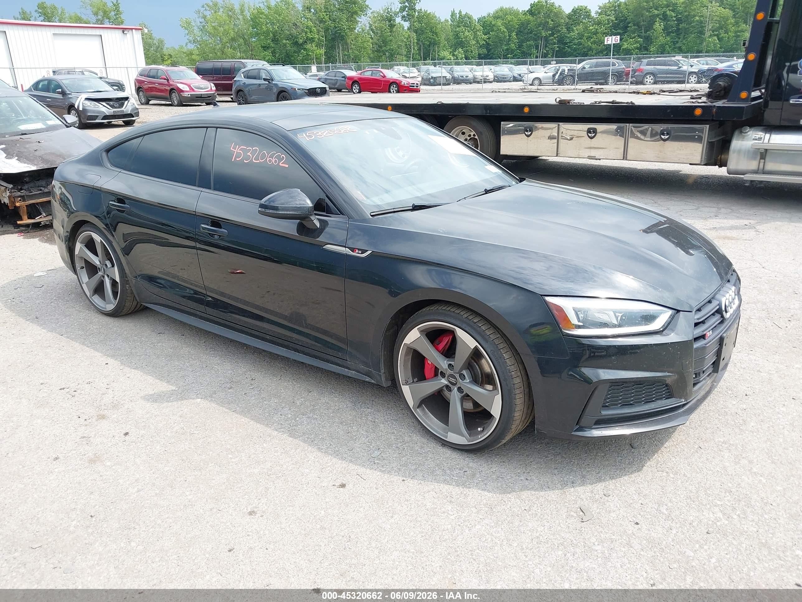2019 Audi S5 Sportback Premium Plus, VIN WAUB4CF54KA064599 — Rear end