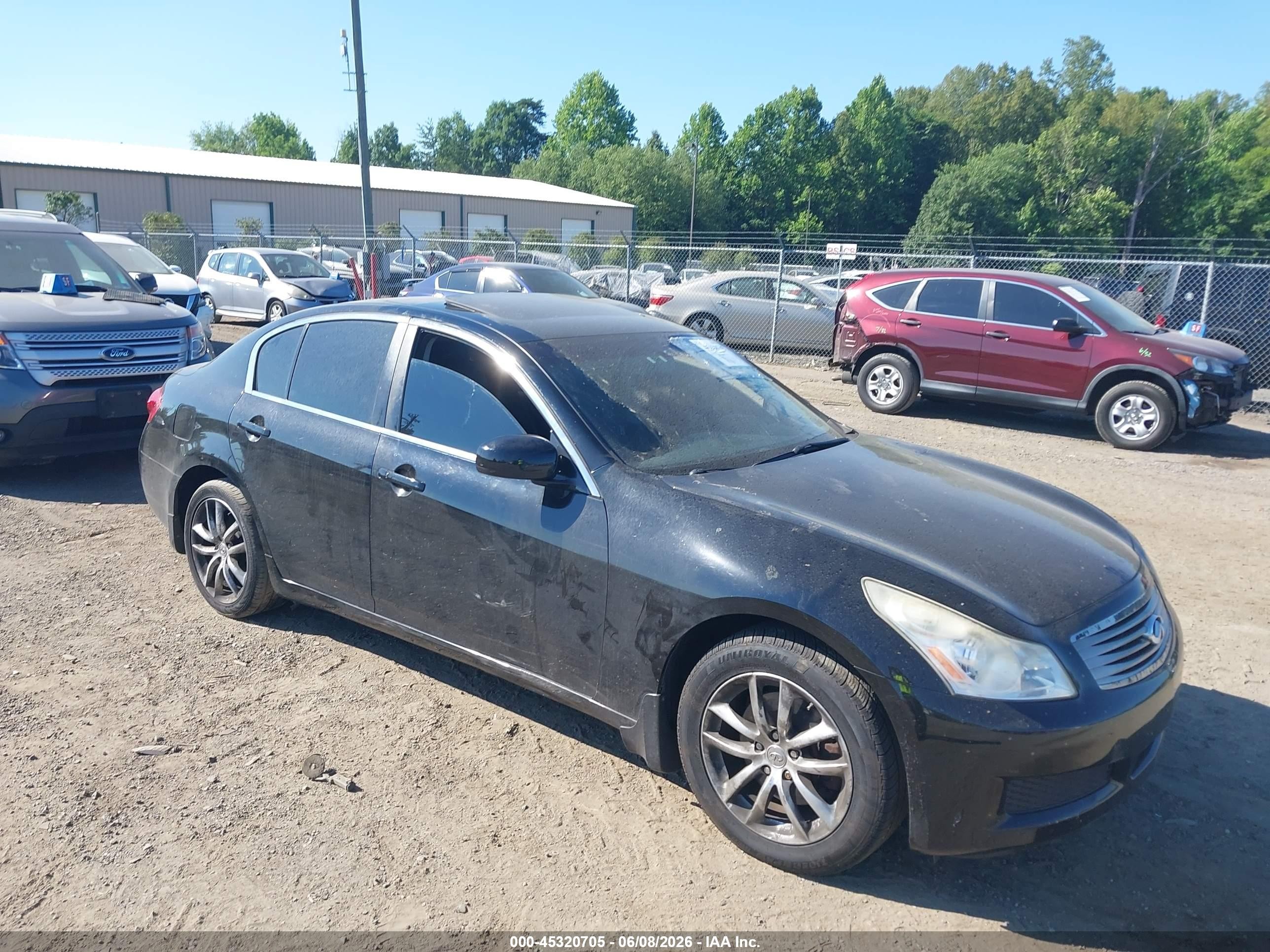 2007 Infiniti G35 G35x, VIN JNKBV61F07M818037 — После угона
