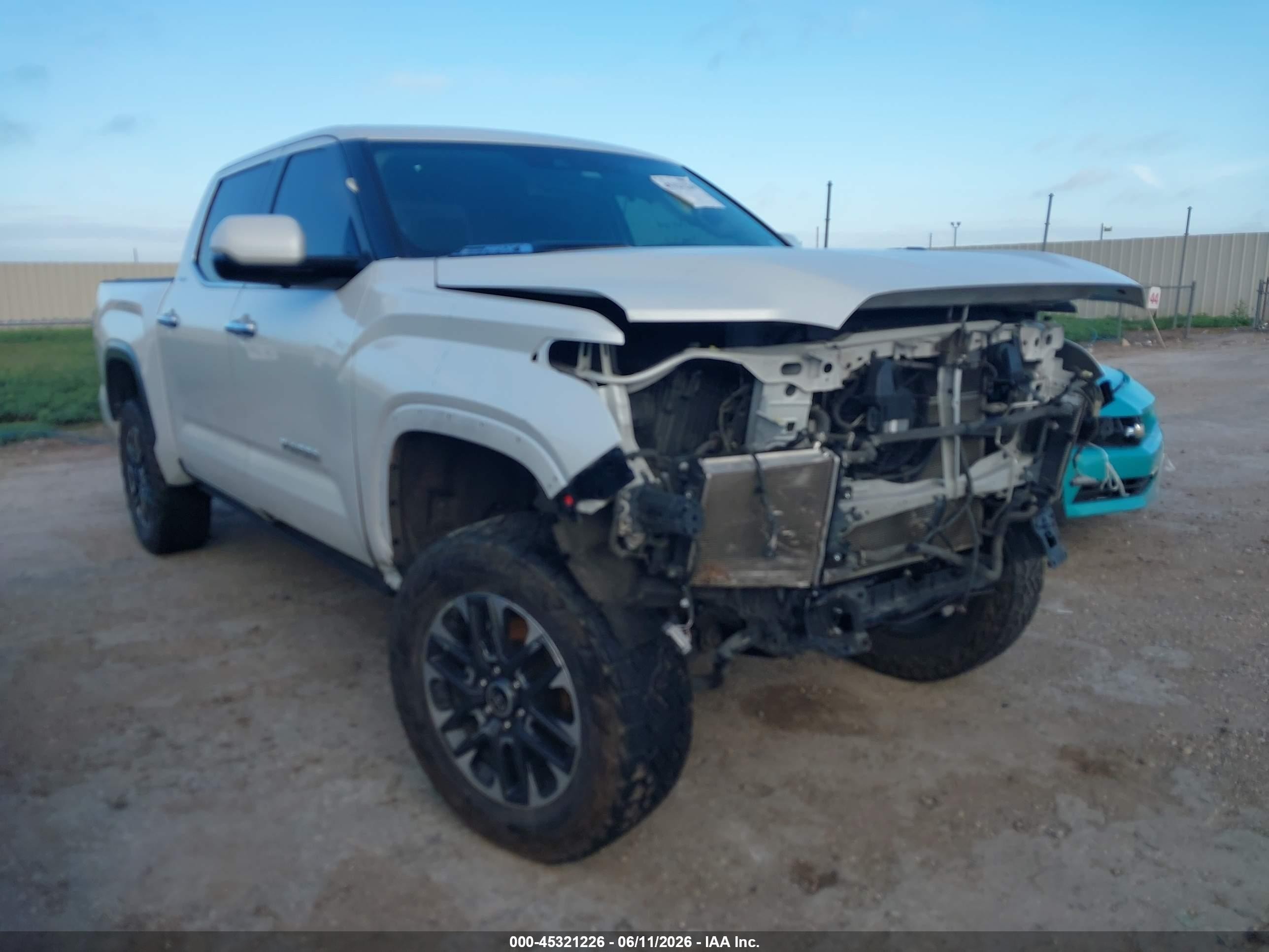 2023 Toyota Tundra Limited Hybrid, VIN 5TFJC5DBXPX034694 — Front end