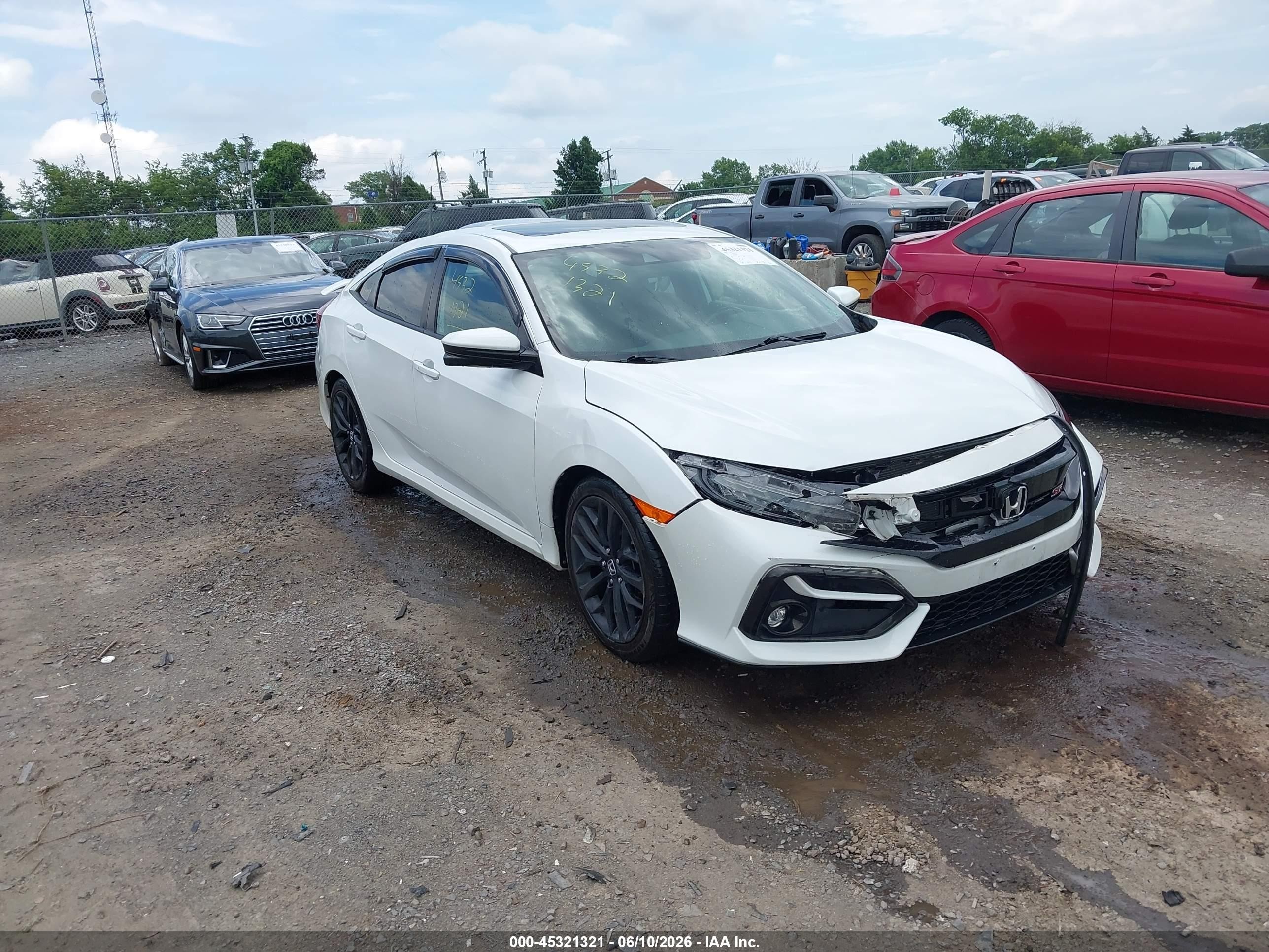 2020 Honda Civic Si, VIN 2HGFC1E51LH706858 — Front end