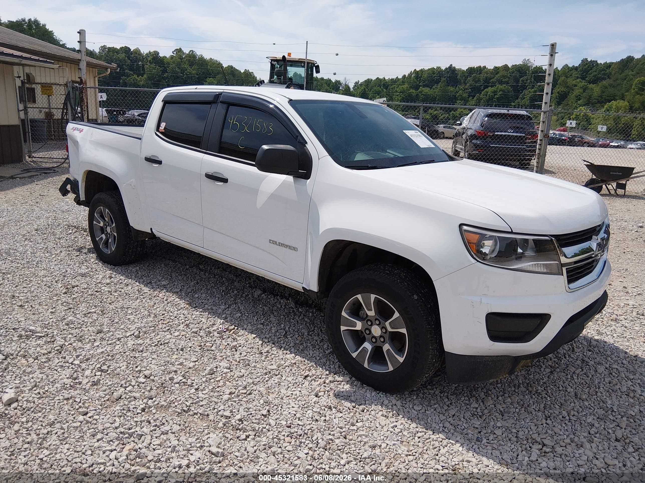 2018 Chevrolet Colorado 4WD Work Truck, VIN 1GCGTBENXJ1170092 — Зад