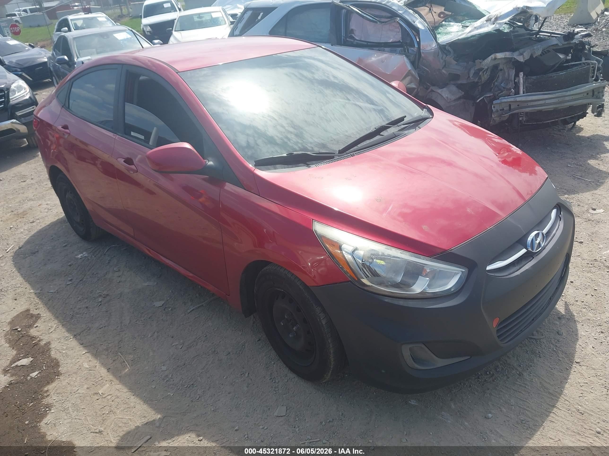 2016 Hyundai Accent SE, VIN KMHCT4AE7GU127123 — Auction photo 1 of 17