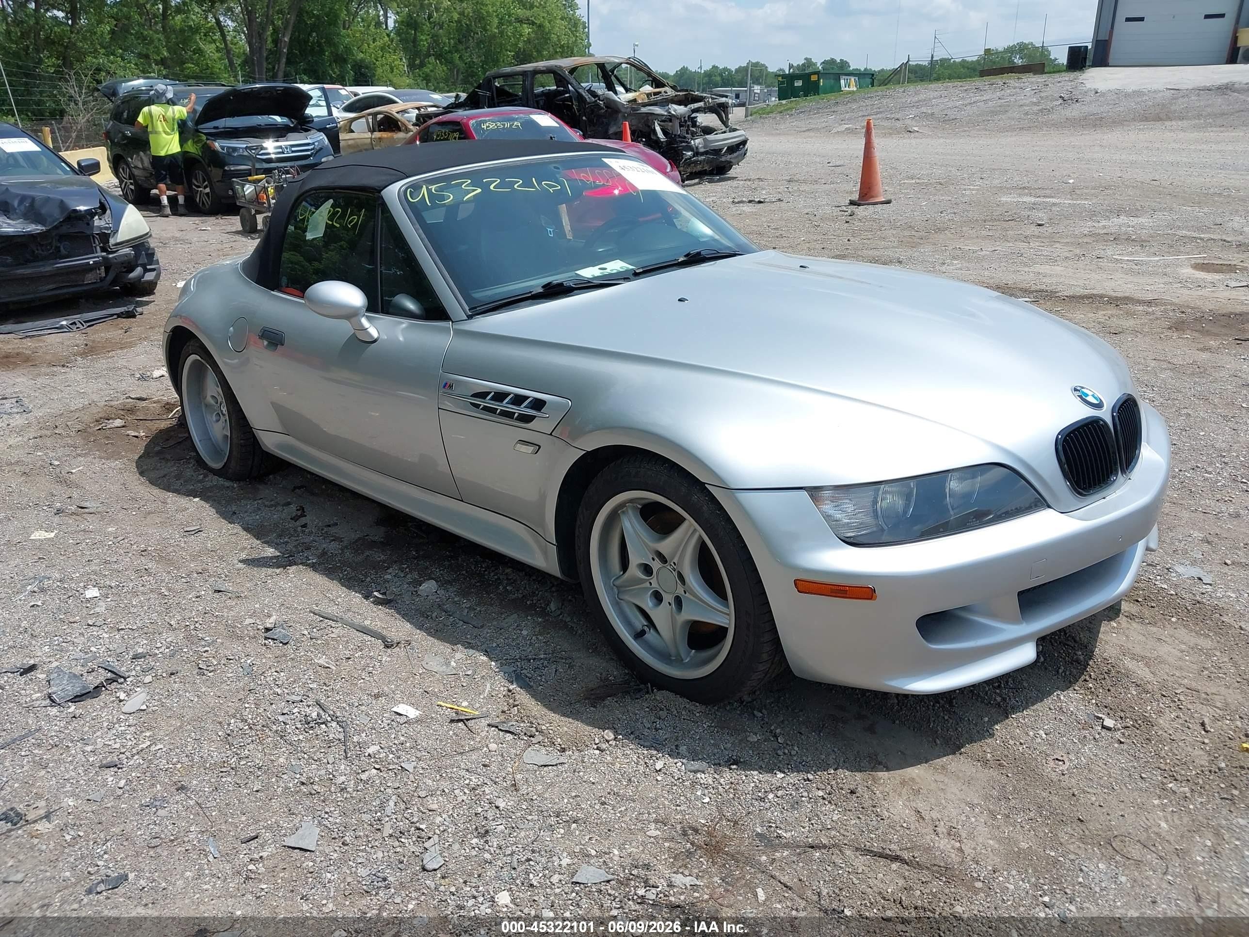 2000 BMW Z3 M Roadster, VIN WBSCK9347YLC93198 — Зад