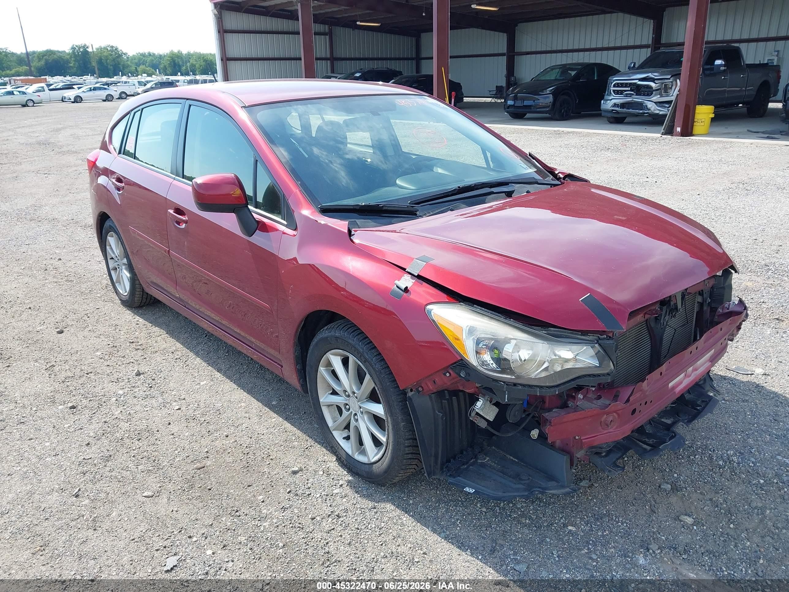 2014 Subaru Impreza Premium, VIN JF1GPAC6XE8321803 — Front end