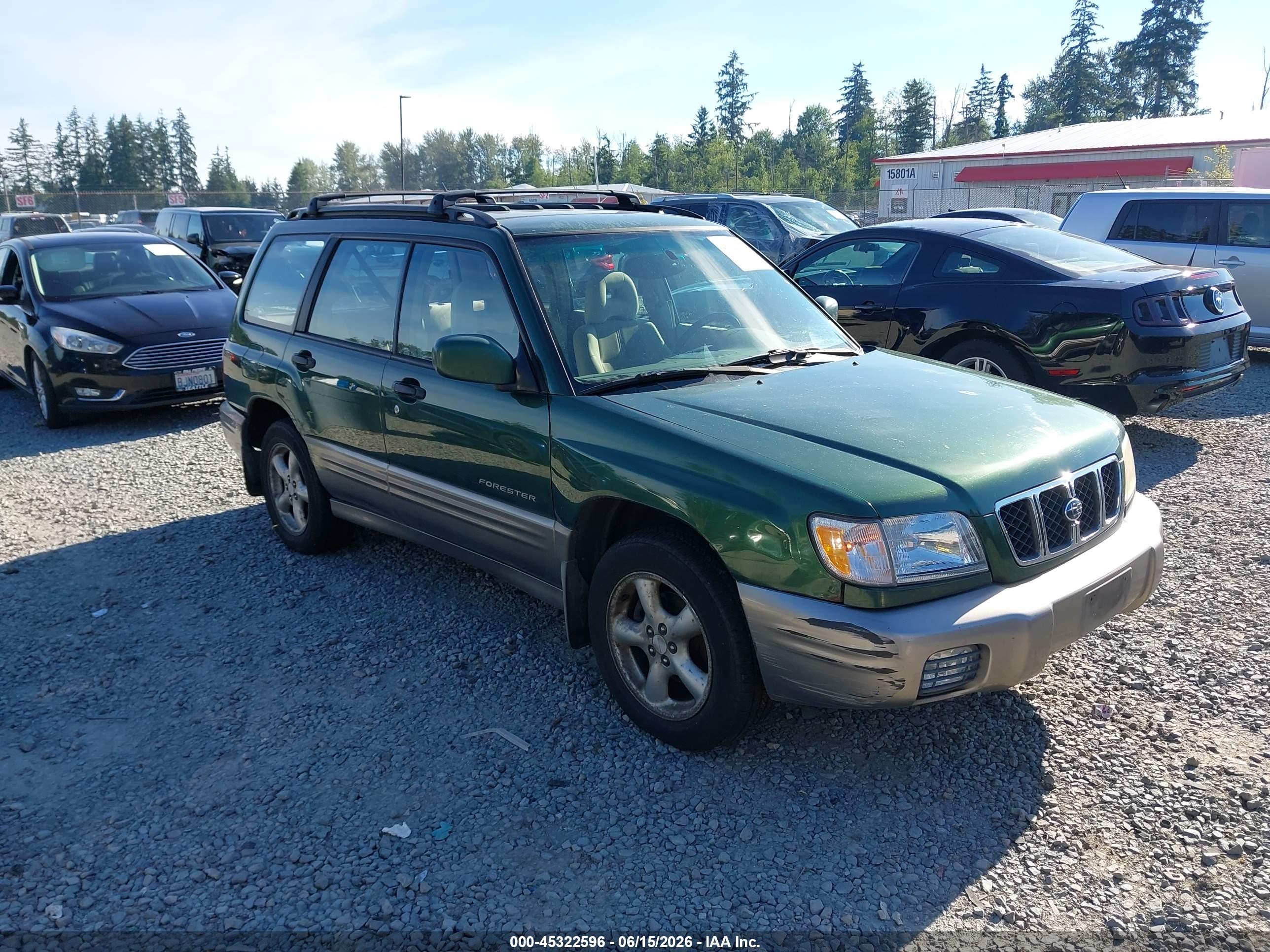 2002 Subaru Forester S, VIN JF1SF65592G747143 — Зад