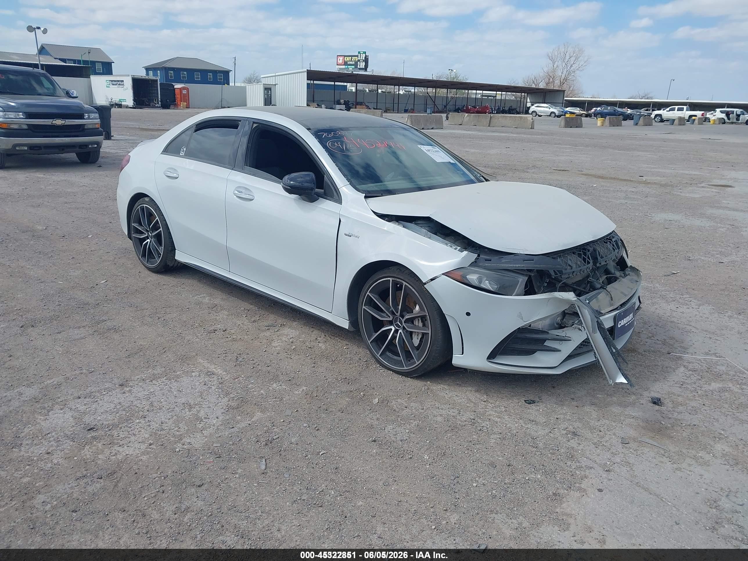 2020 Mercedes-Benz A 35 AMG, VIN W1K3G5BB7LJ208031 — Front end