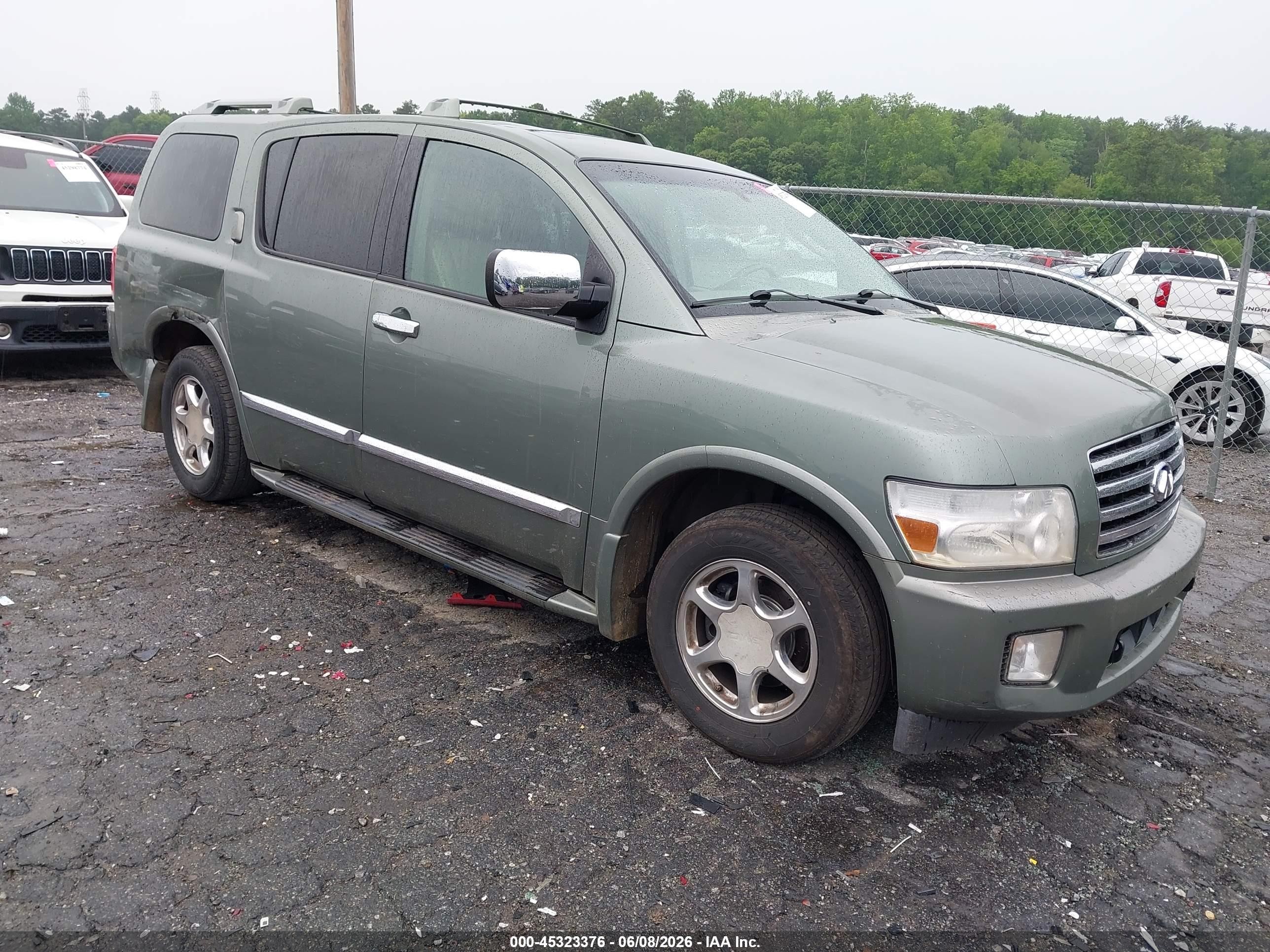 2005 Infiniti QX56, VIN 5N3AA08A85N810679 — Side