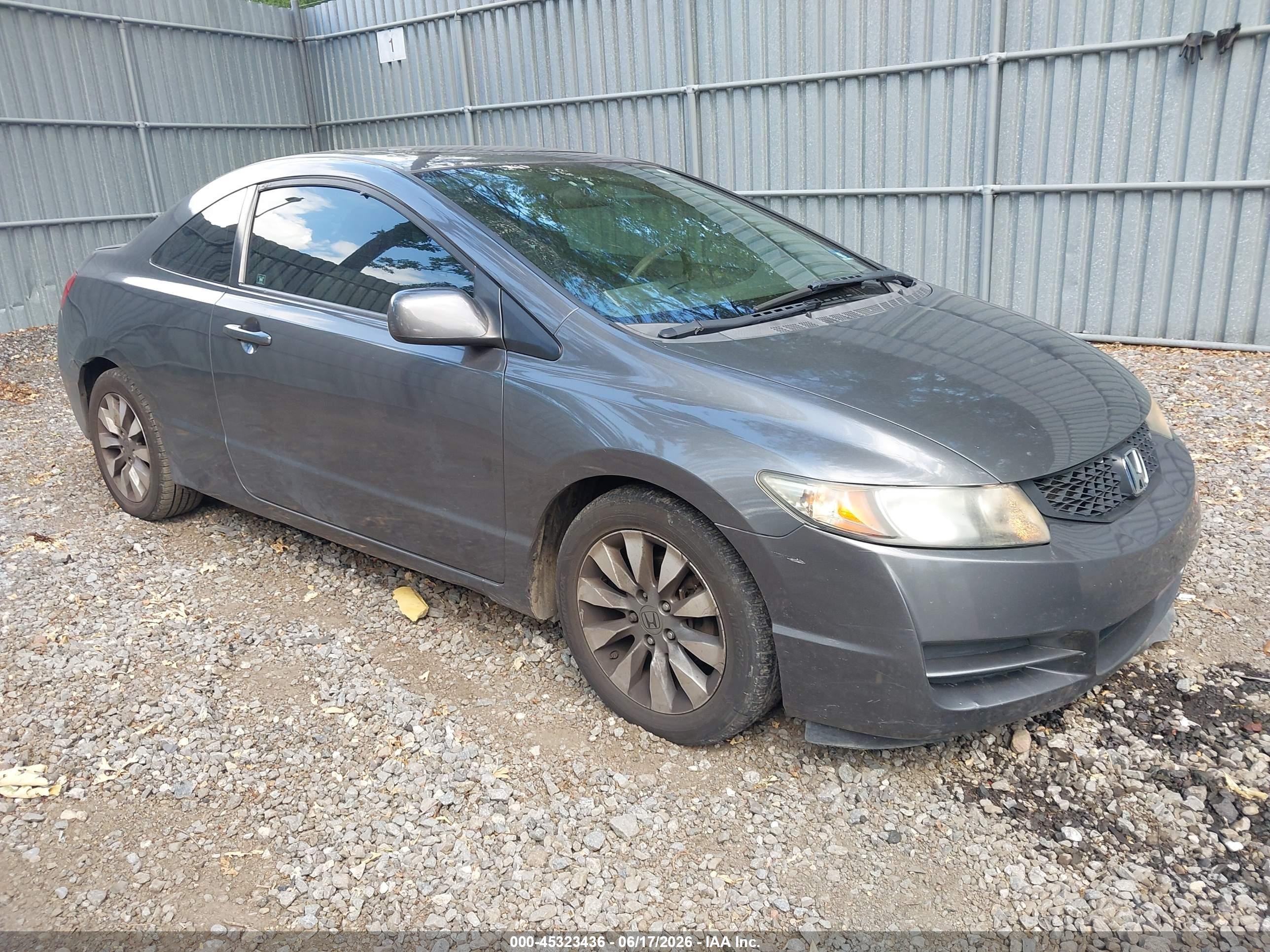 2010 Honda Civic EX, VIN 2HGFG1B80AH516436 — Theft recovery