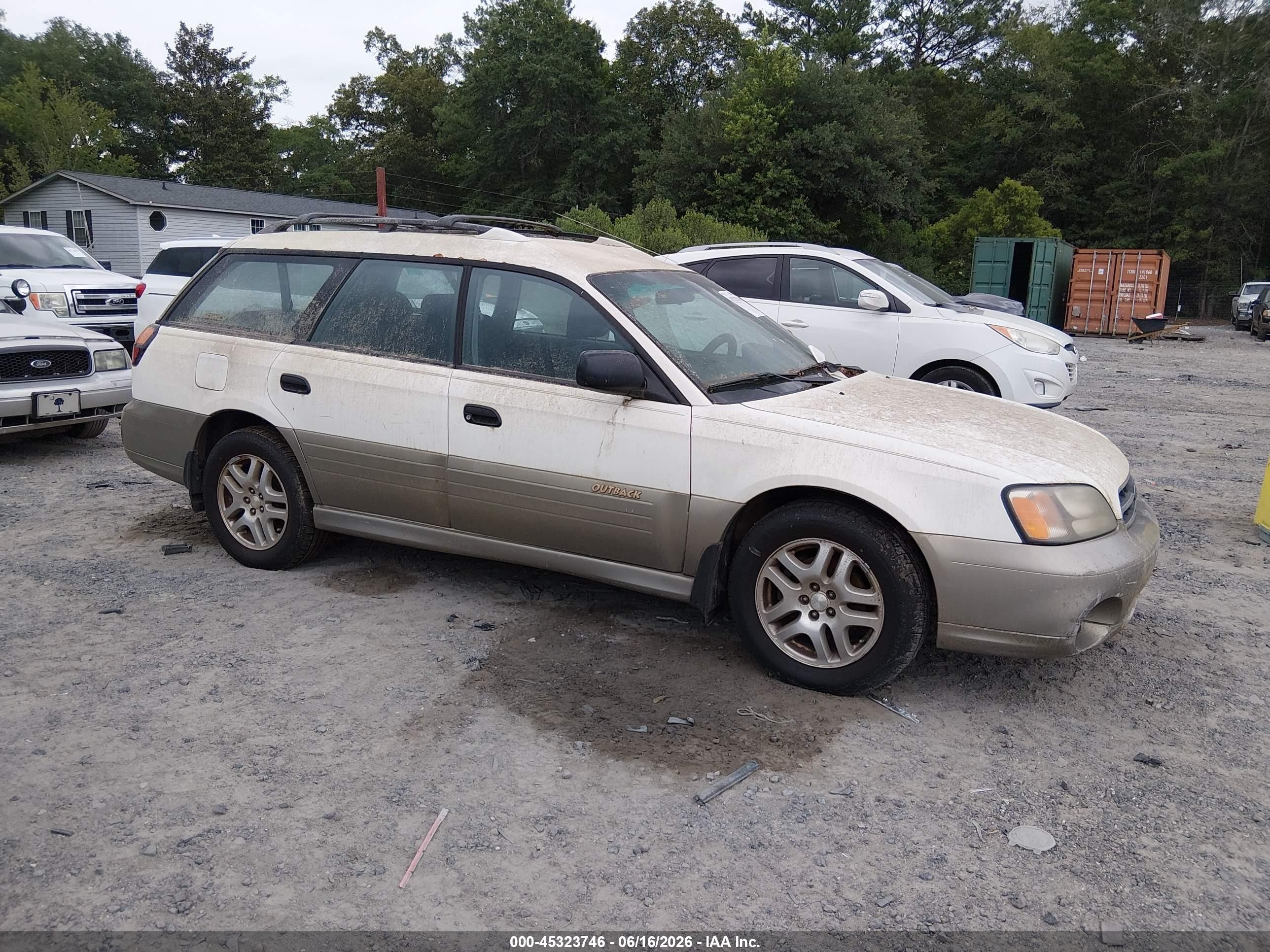 2000 Subaru Legacy Outback, VIN 4S3BH6658Y7663651 — Обычный износ