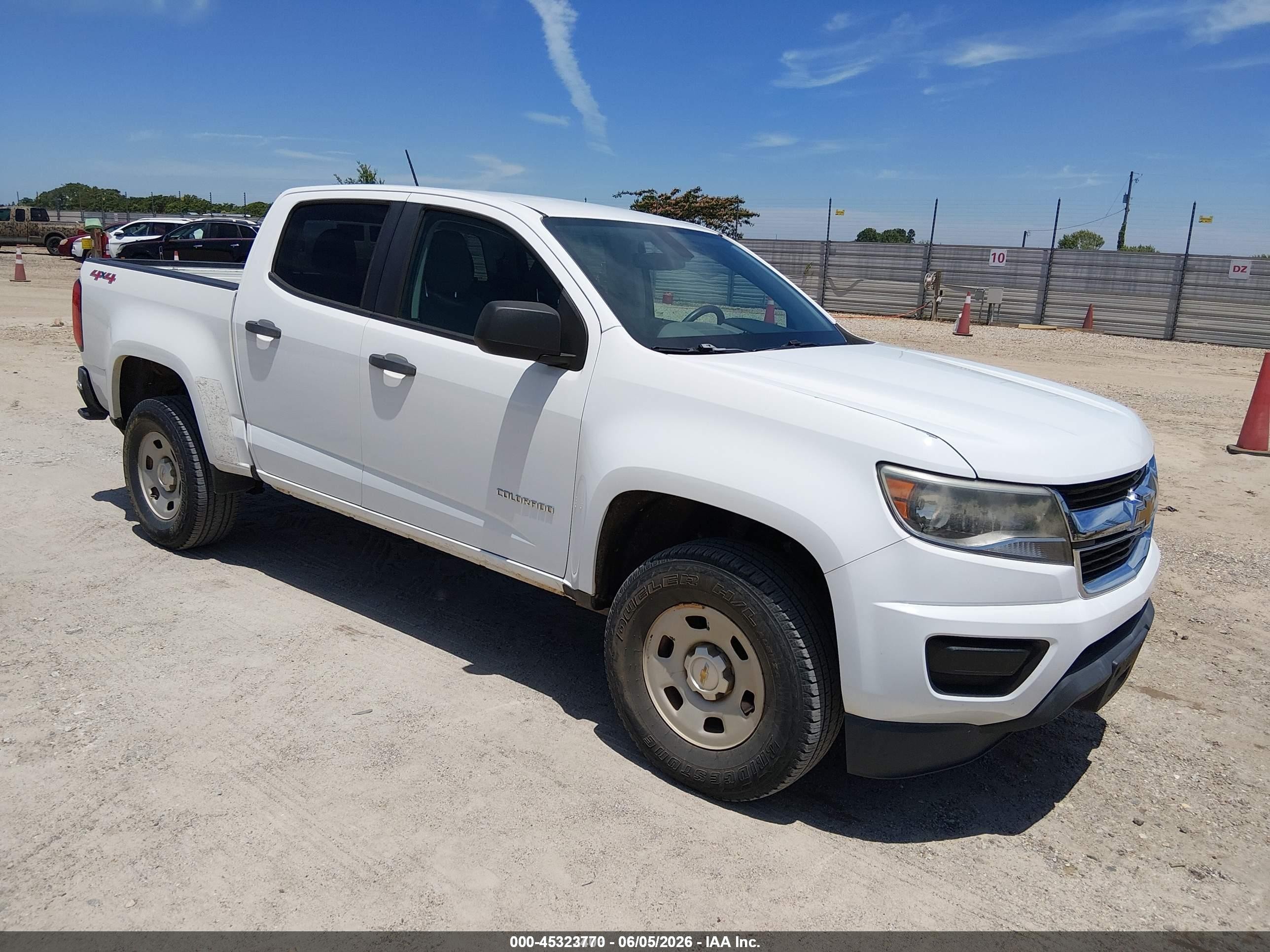 2015 Chevrolet Colorado 4WD WT, VIN 1GCGTAE36F1226481 — Normal wear