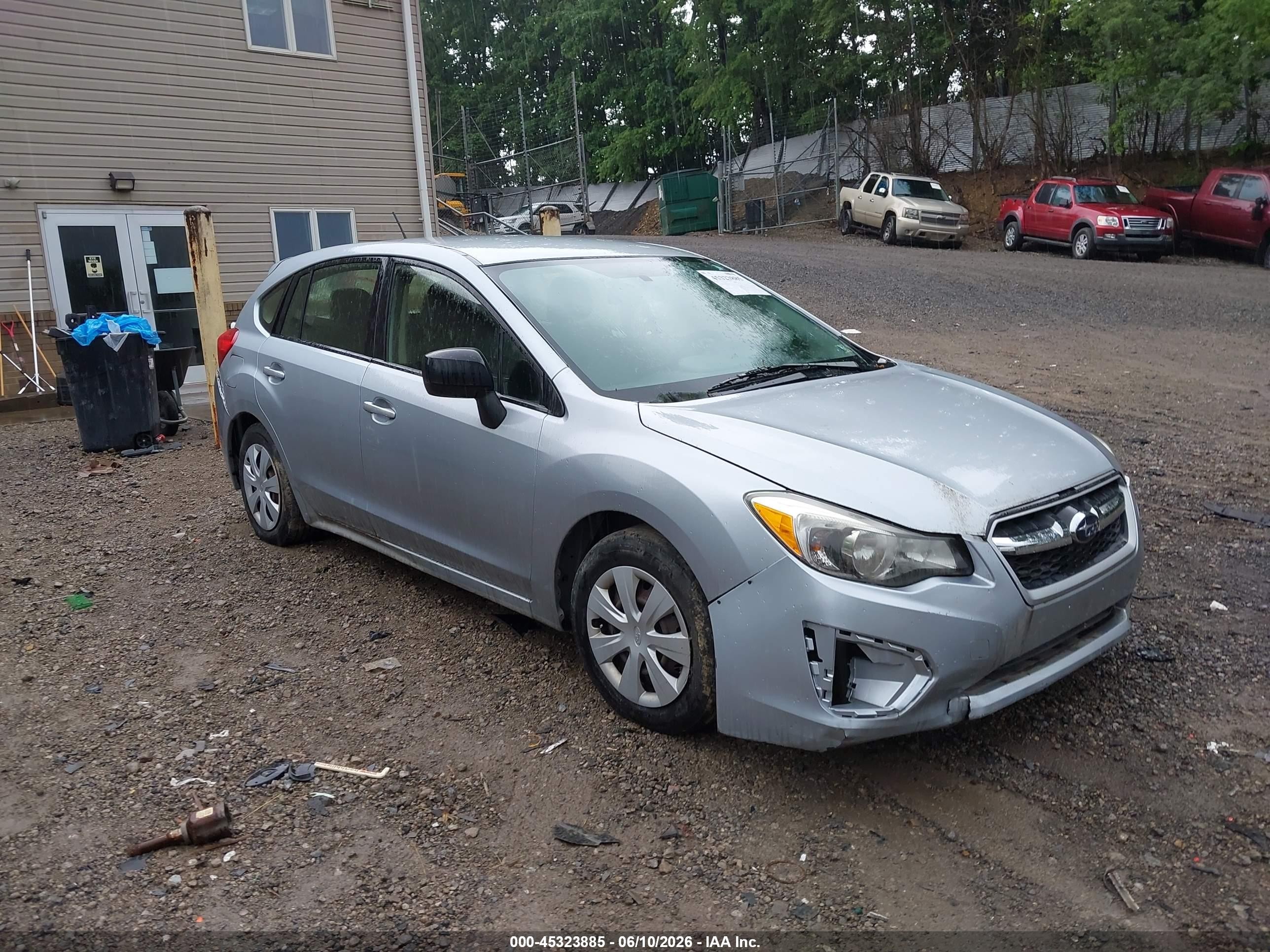 2013 Subaru Impreza 2.0i, VIN JF1GPAA62DH824288 — Normal wear