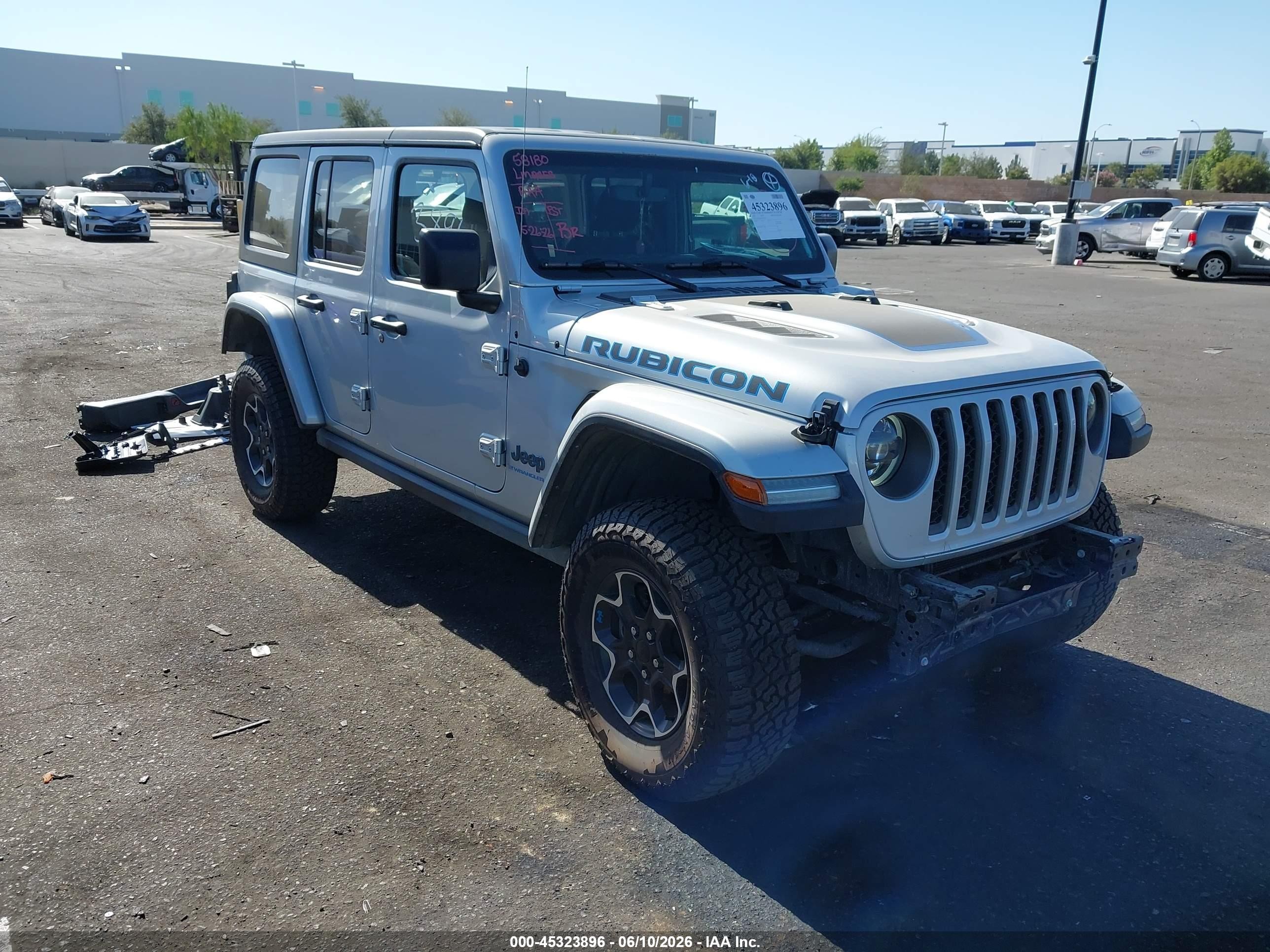 2023 Jeep Wrangler Rubicon, VIN 1C4JJXR62PW700322 — Rear end