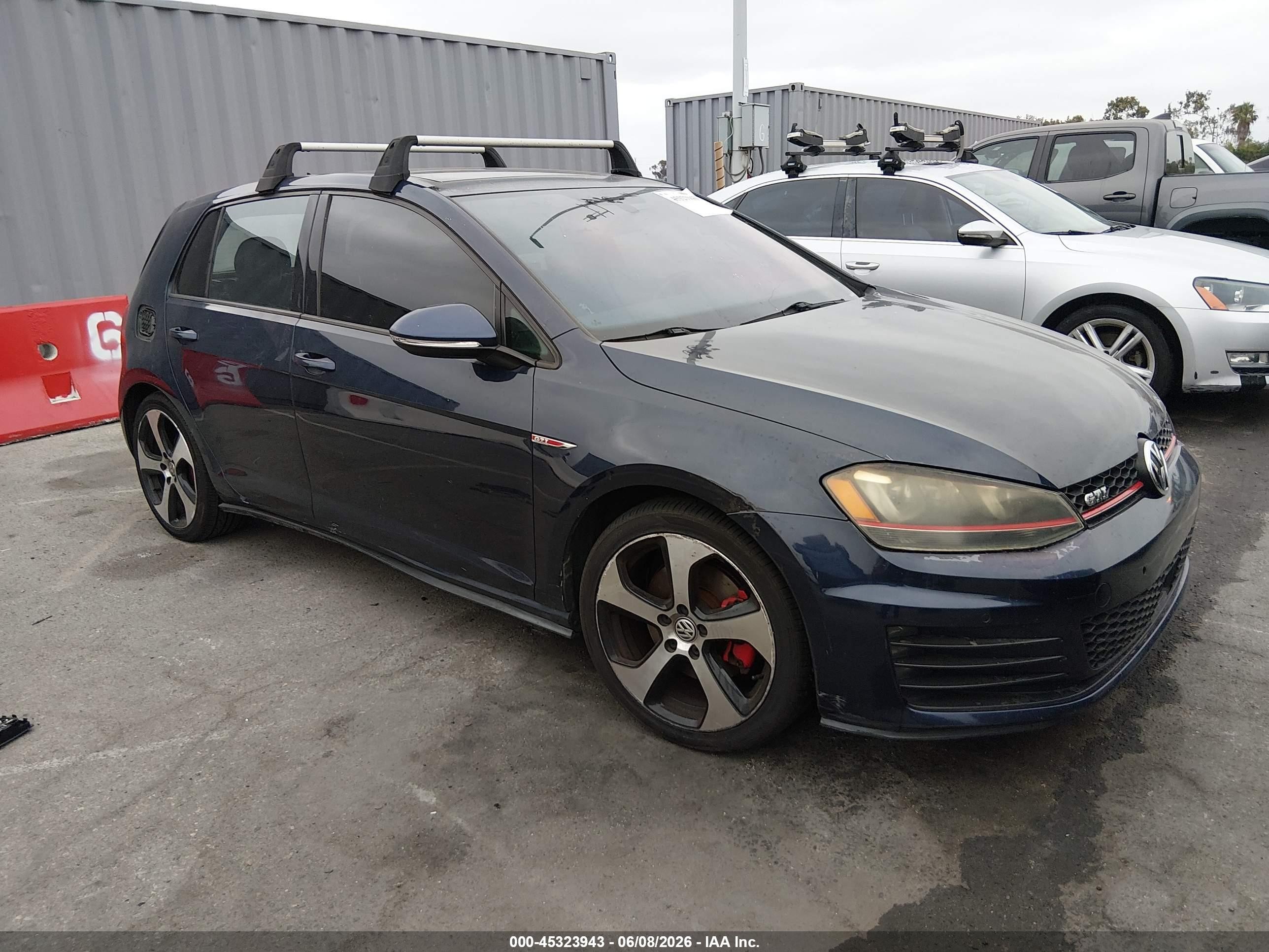 2015 Volkswagen Golf GTI S, VIN 3VW4T7AU4FM073880 — Theft recovery