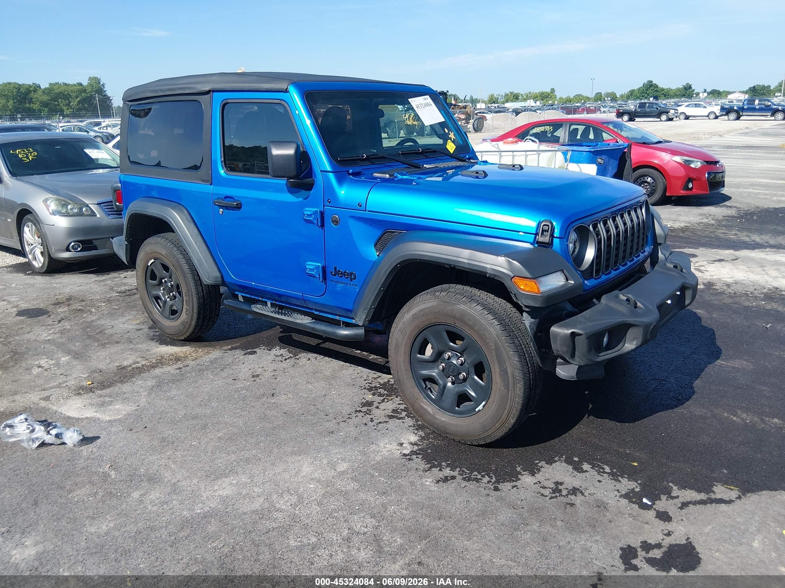 2025 Jeep Wrangler Willys, VIN 1C4PJXAN1SW620368 — Front end