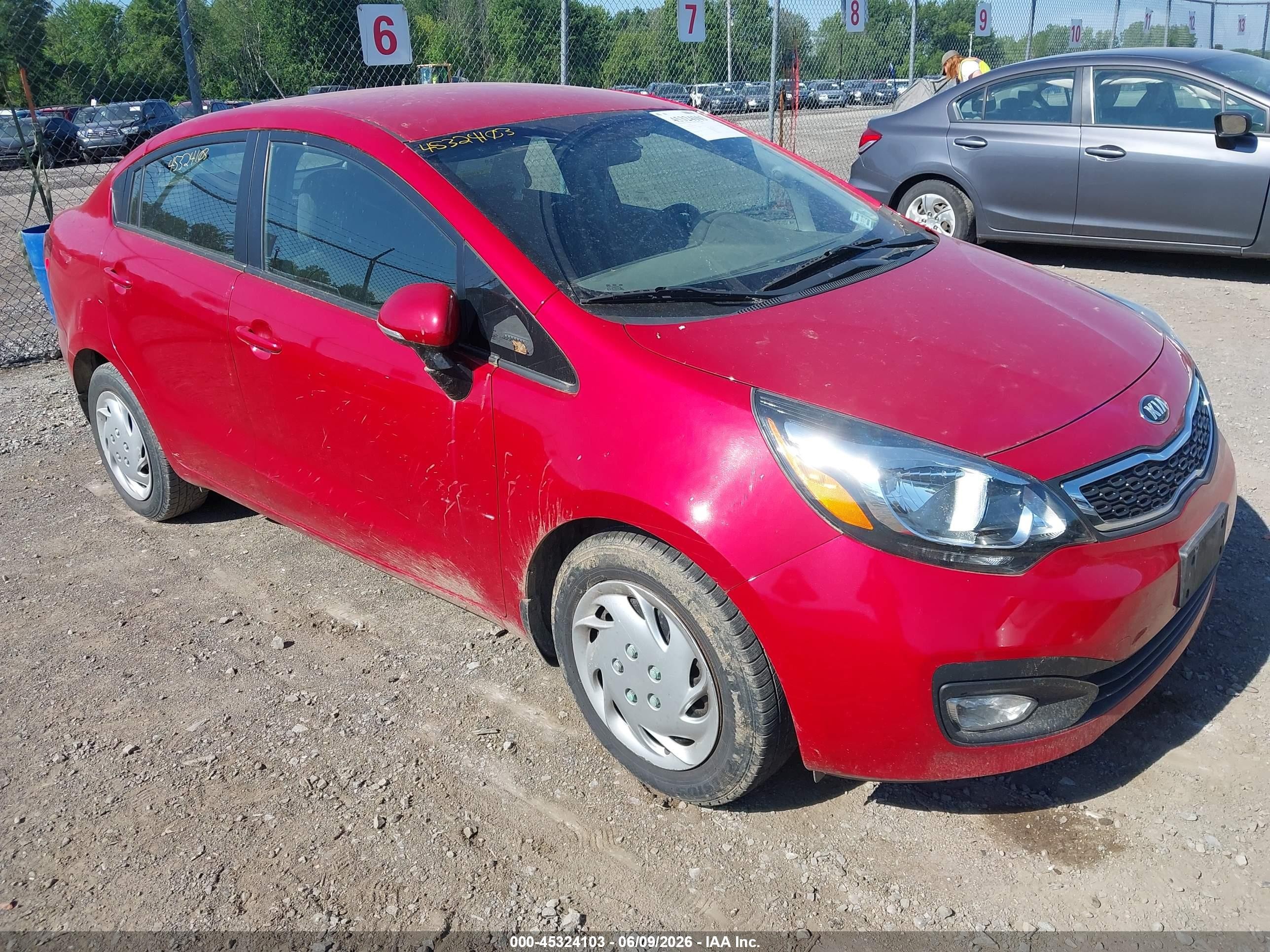 2013 Kia Rio EX, VIN KNADN4A33D6172588 — Normal wear