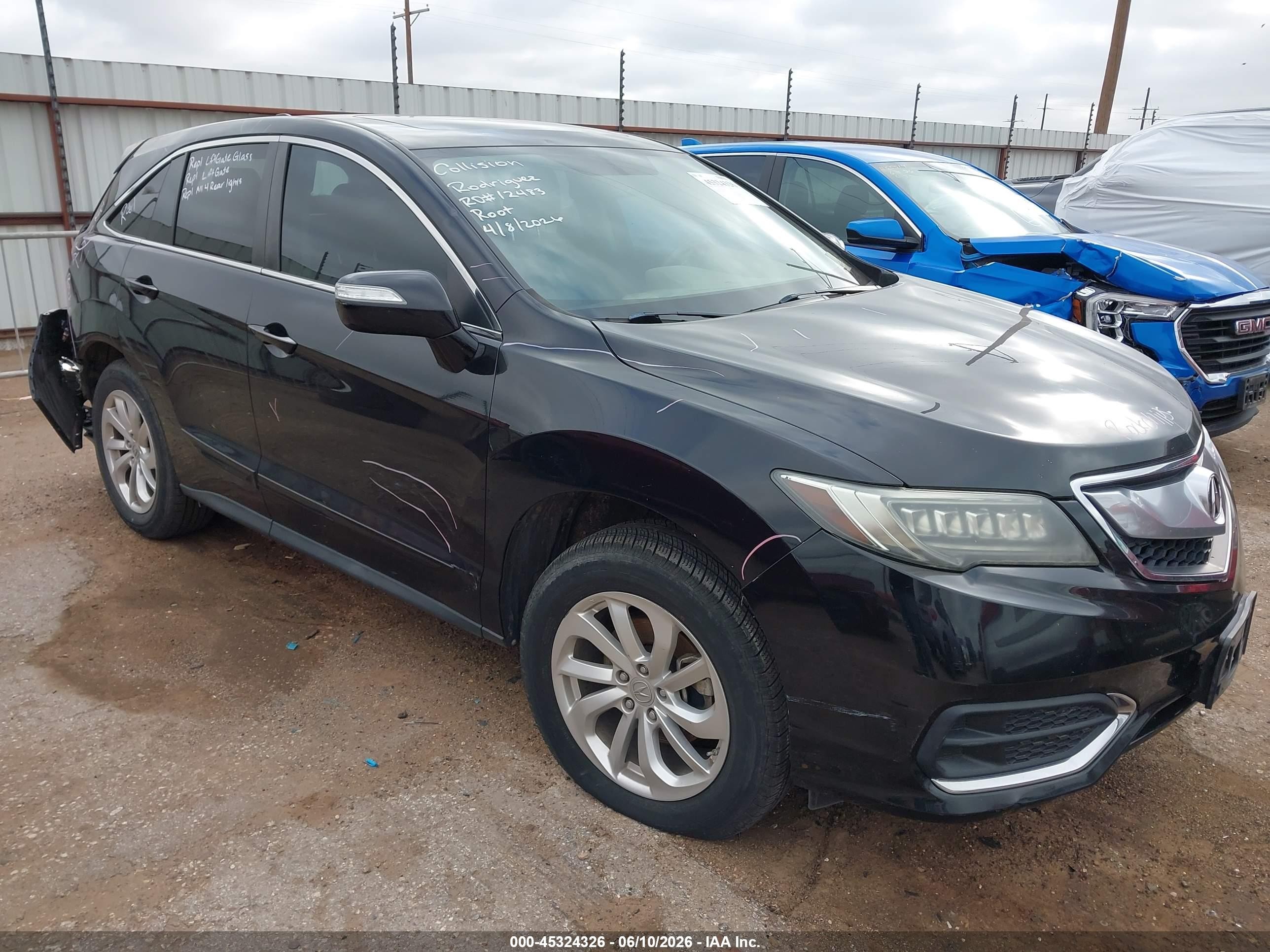 2017 Acura RDX, VIN 5J8TB4H37HL018858 — Rear end