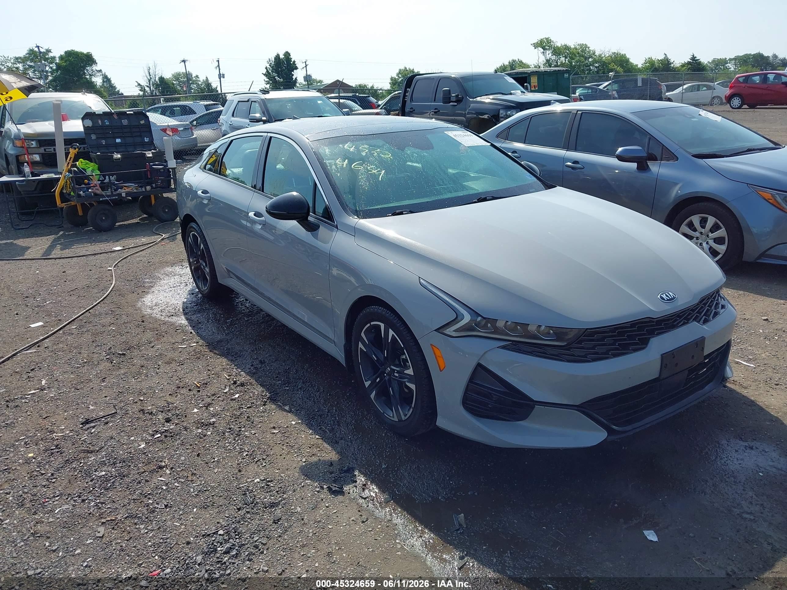 2021 Kia K5 GT-Line, VIN 5XXG64J21MG044193 — Rear end