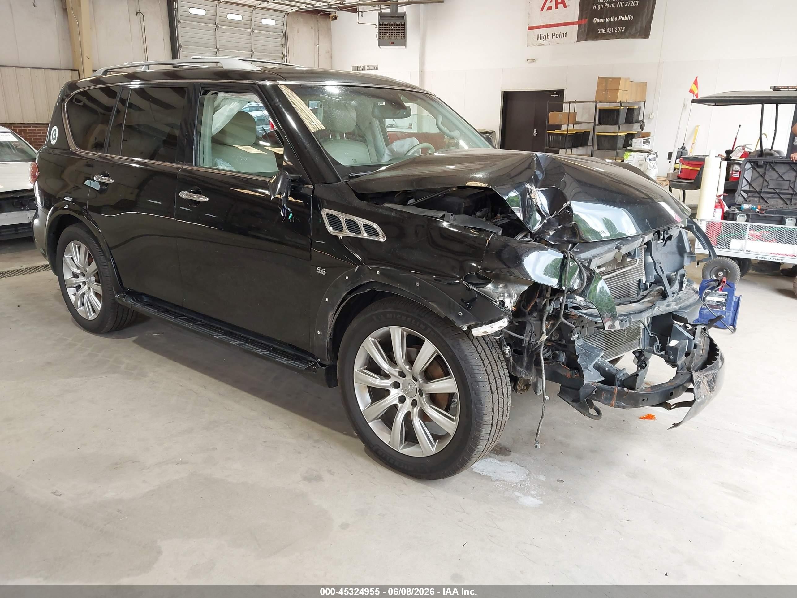 2014 Infiniti QX80, VIN JN8AZ2NE2E9066194 — Front end