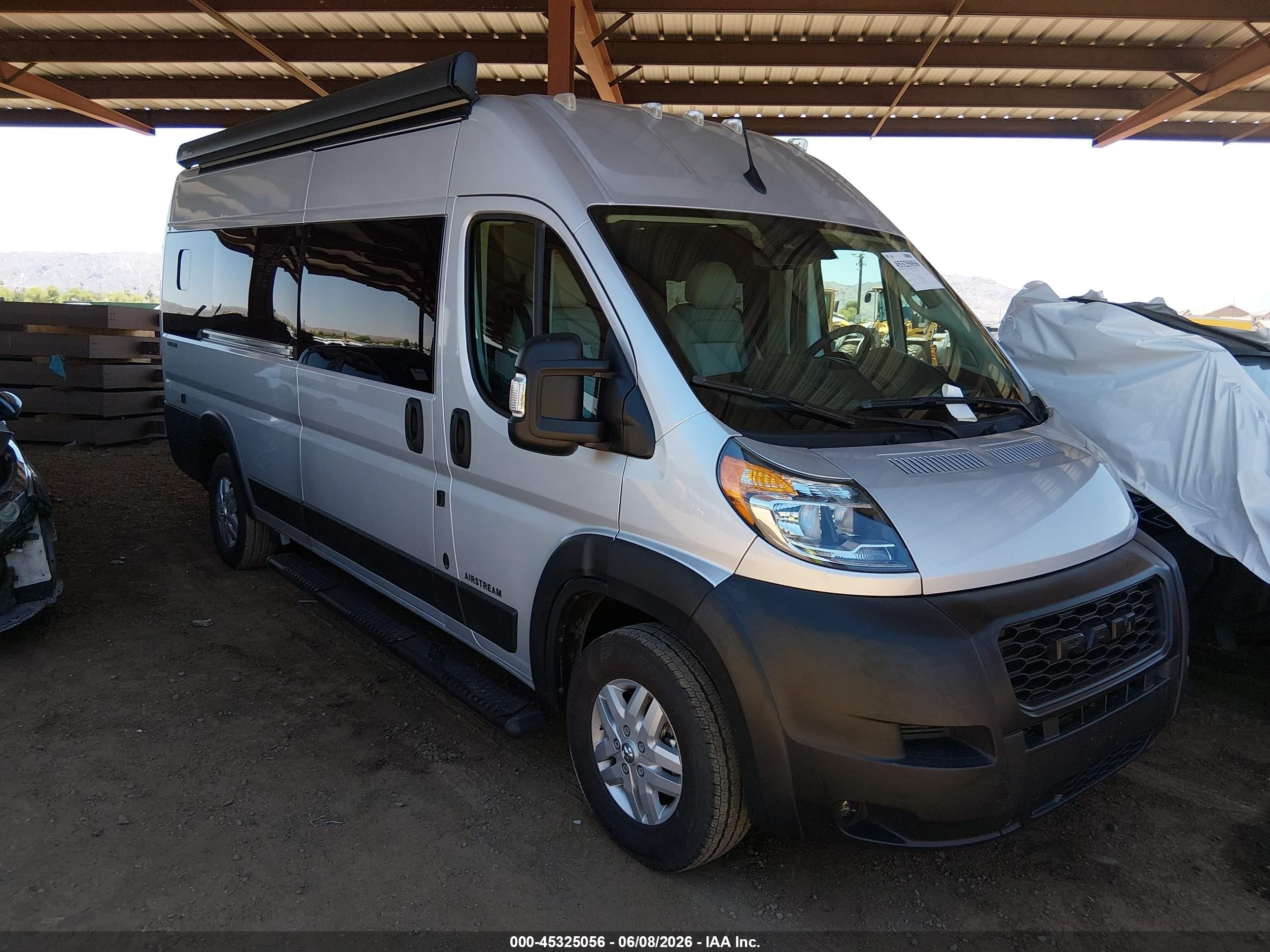 2023 Ram ProMaster Window Van, VIN 3C6MRVUGXNE128991 — Burn