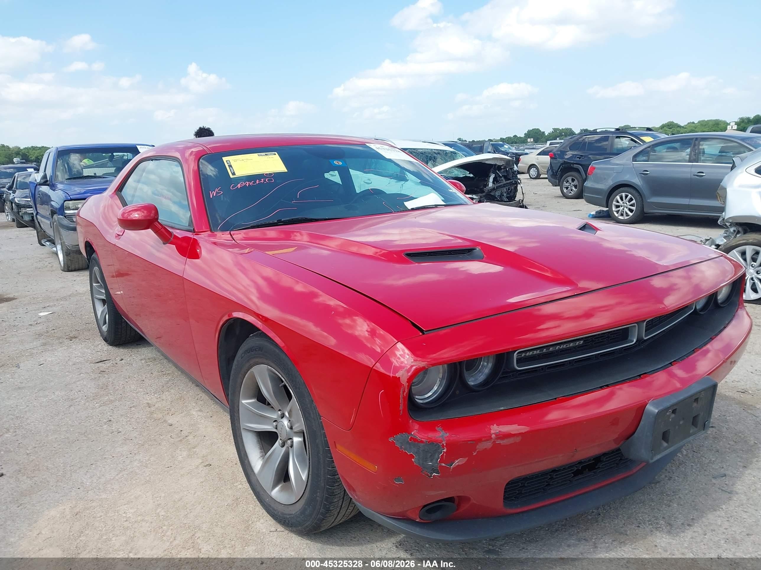 2015 Dodge Challenger SXT, VIN 2C3CDZAG6FH710918 — Rear end