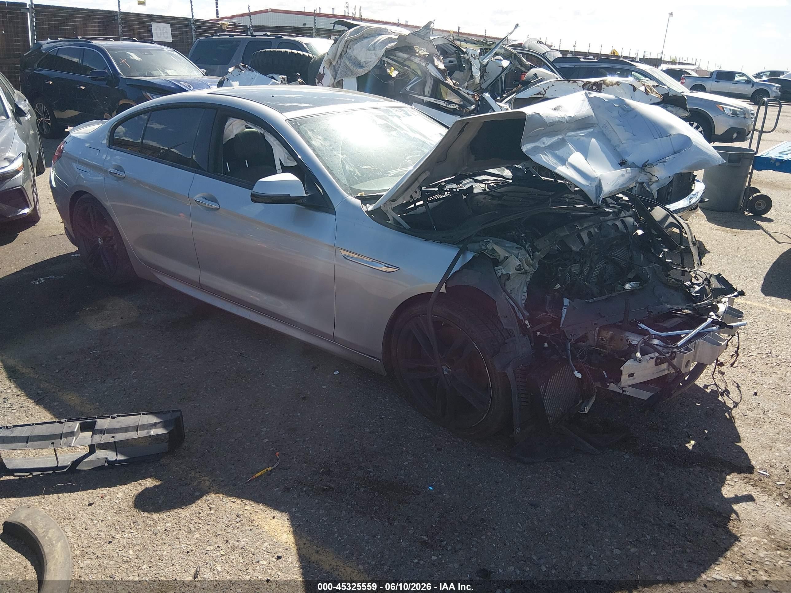 2016 BMW 6 Series 650i xDrive, VIN WBA6D6C52GGF94715 — Front end