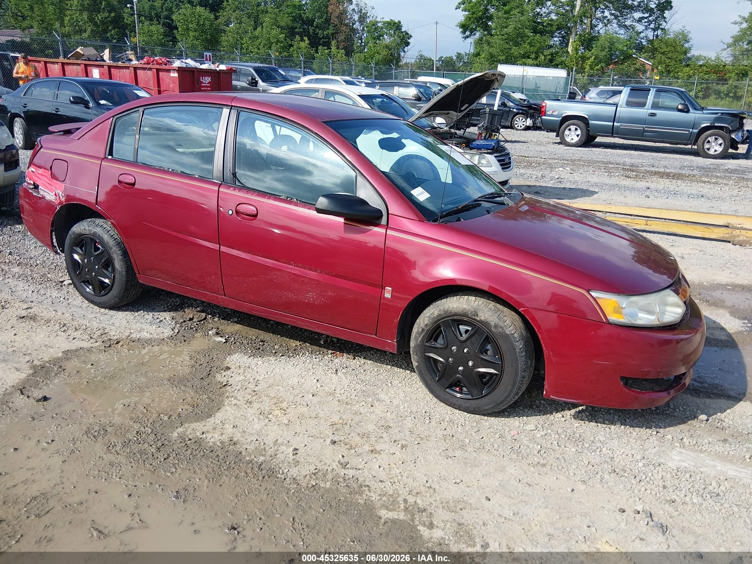 2004 Saturn ION ION 3, VIN 1G8AL52F04Z135257 — Front end