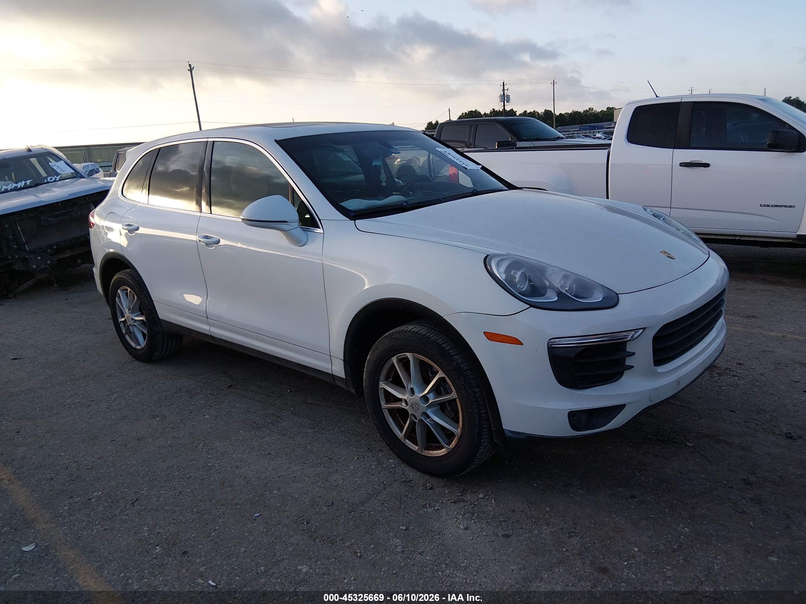 2016 Porsche Cayenne, VIN WP1AA2A21GKA08053 — Water / flood