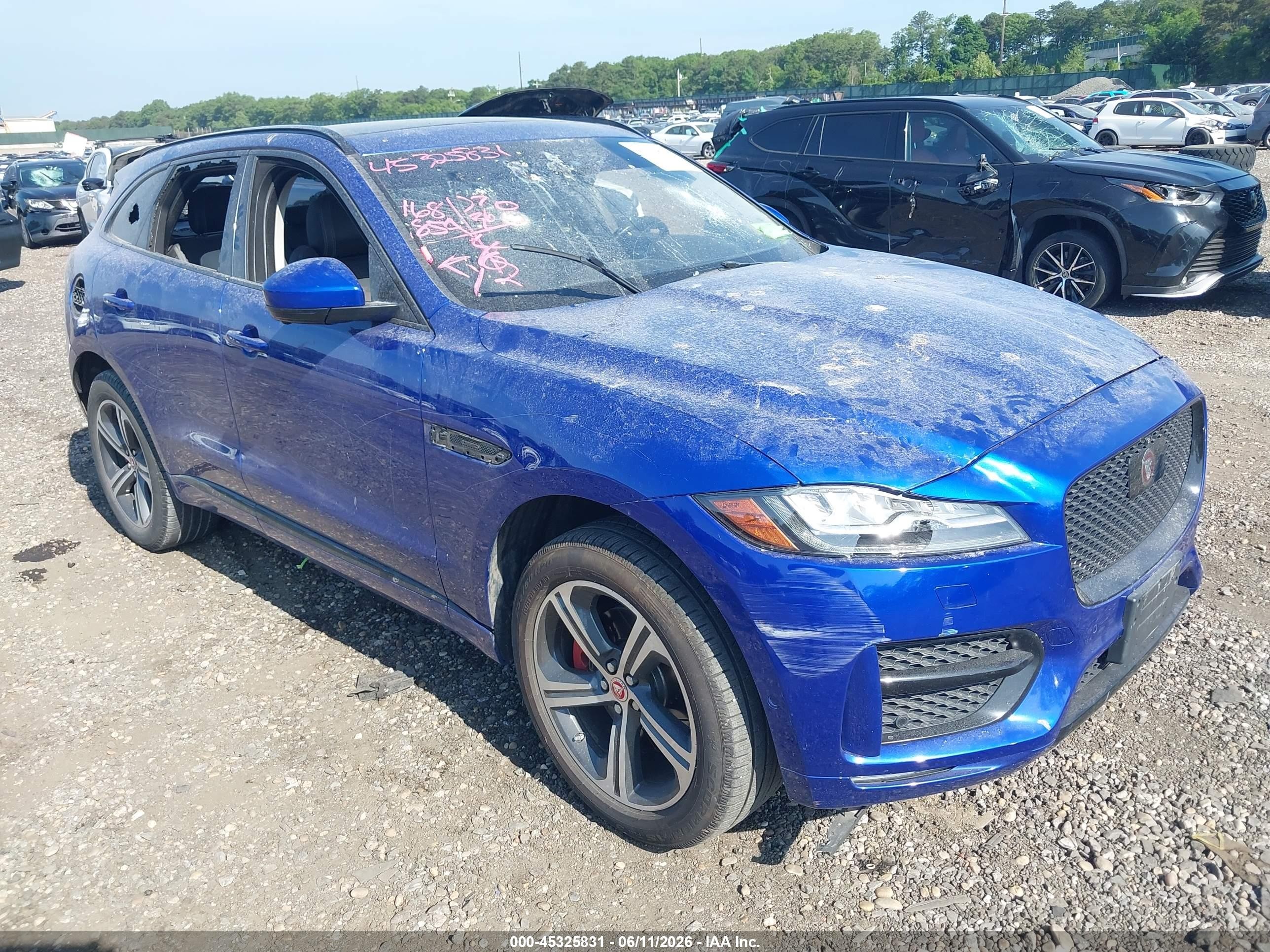 2018 Jaguar F-Pace 35t R-Sport, VIN SADCL2EV5JA260298 — Vandalism