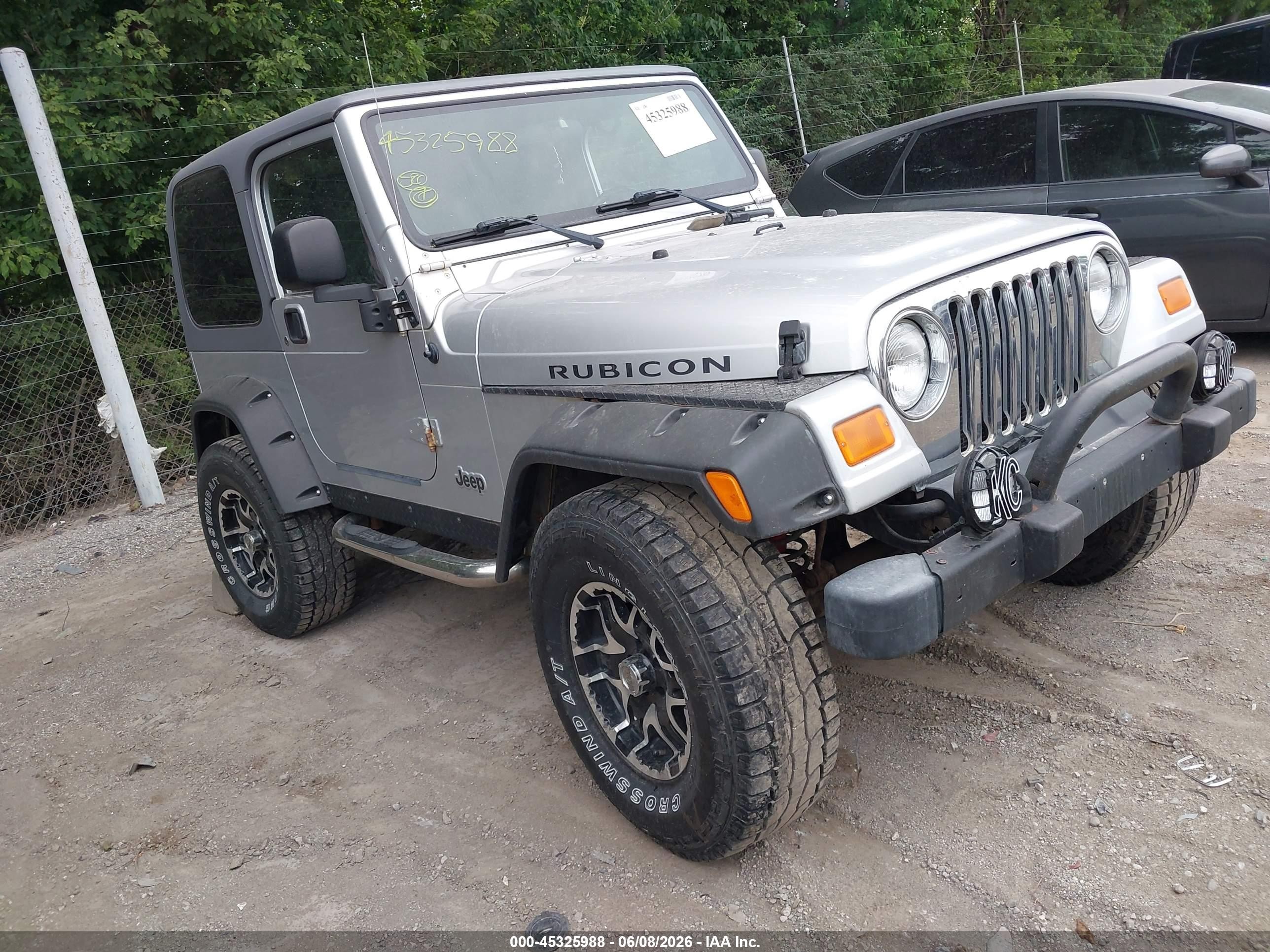 2005 Jeep Wrangler Rubicon, VIN 1J4FA69S45P318002 — Frame damage