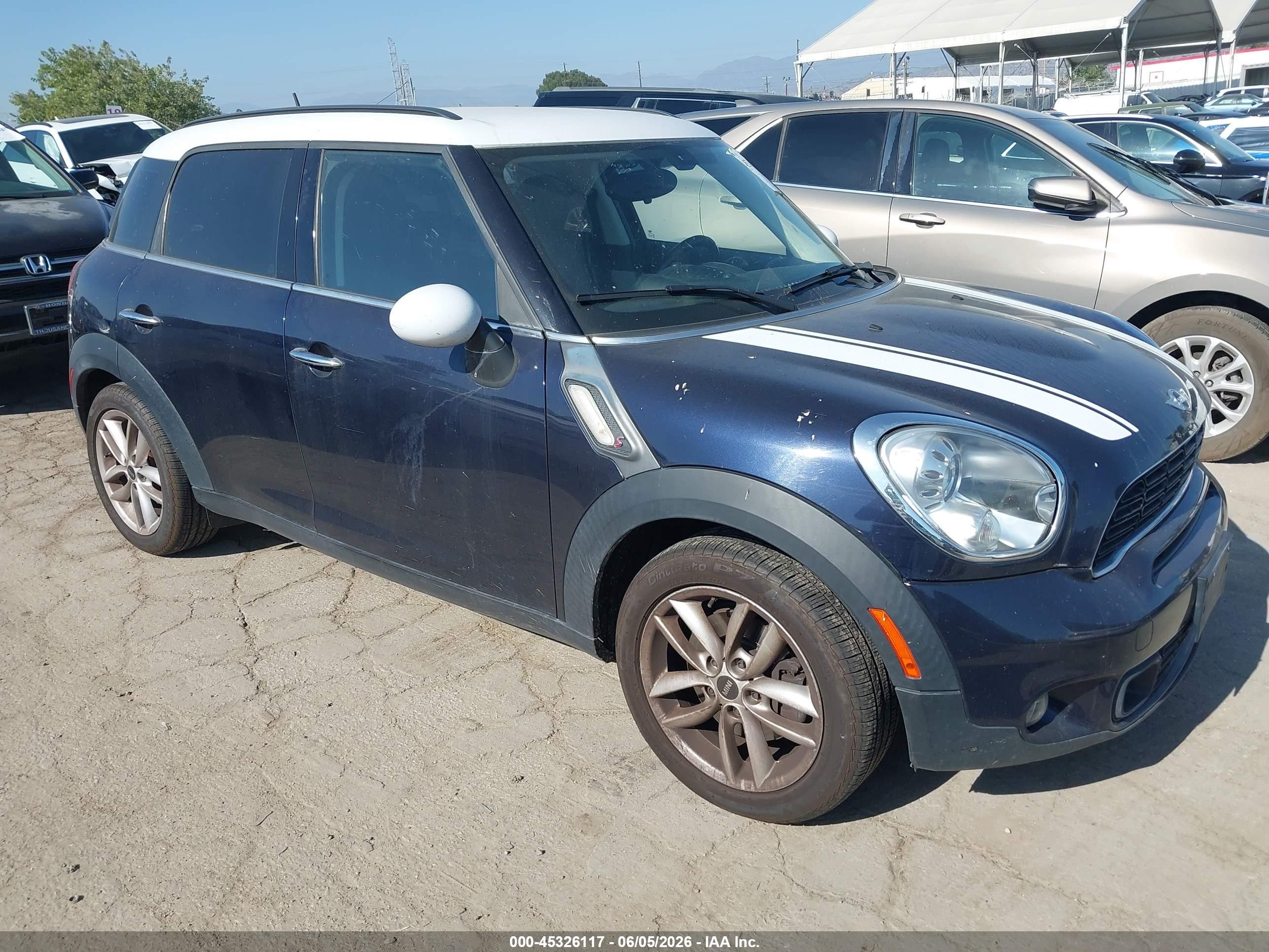 2013 MINI Countryman S, VIN WMWZC3C55DWP24855 — Not stated